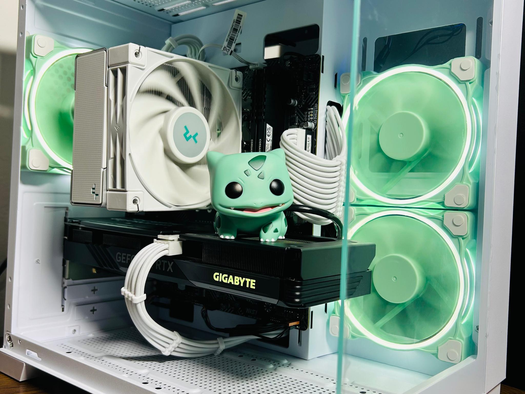 🐢🦖🌿Bulbasaur🌿🐢🦖 White Gaming PC (RTX 4060)