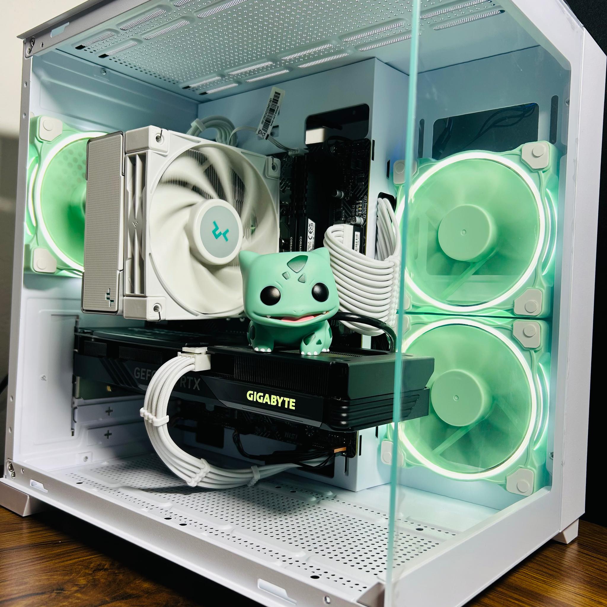 🐢🦖🌿Bulbasaur🌿🐢🦖 White Gaming PC (RTX 4060)