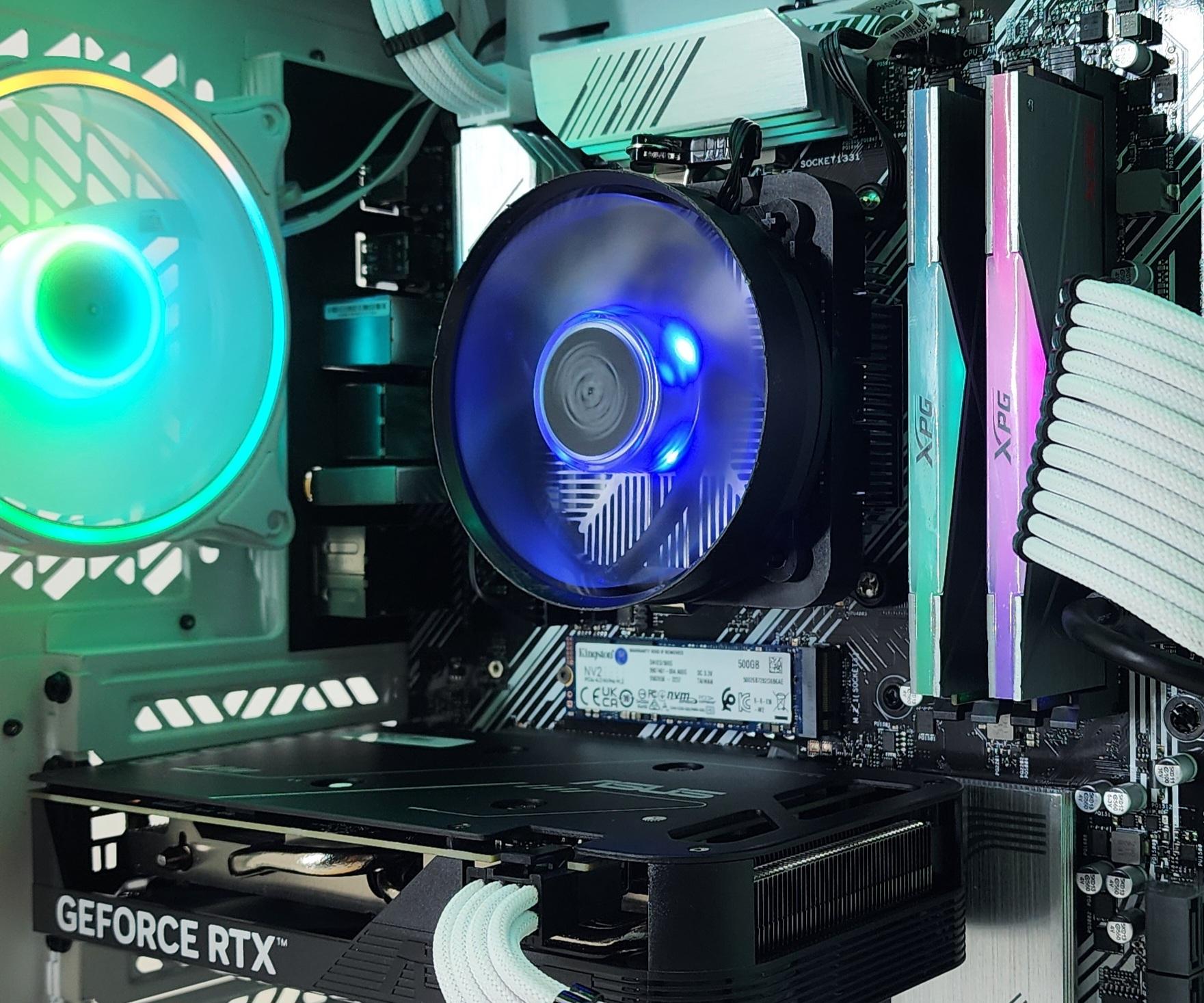 Gaming PC Ryzen 7 5700X 16GB RAM 500GB SSD RTX 4060 8GB Windows 11 Computer