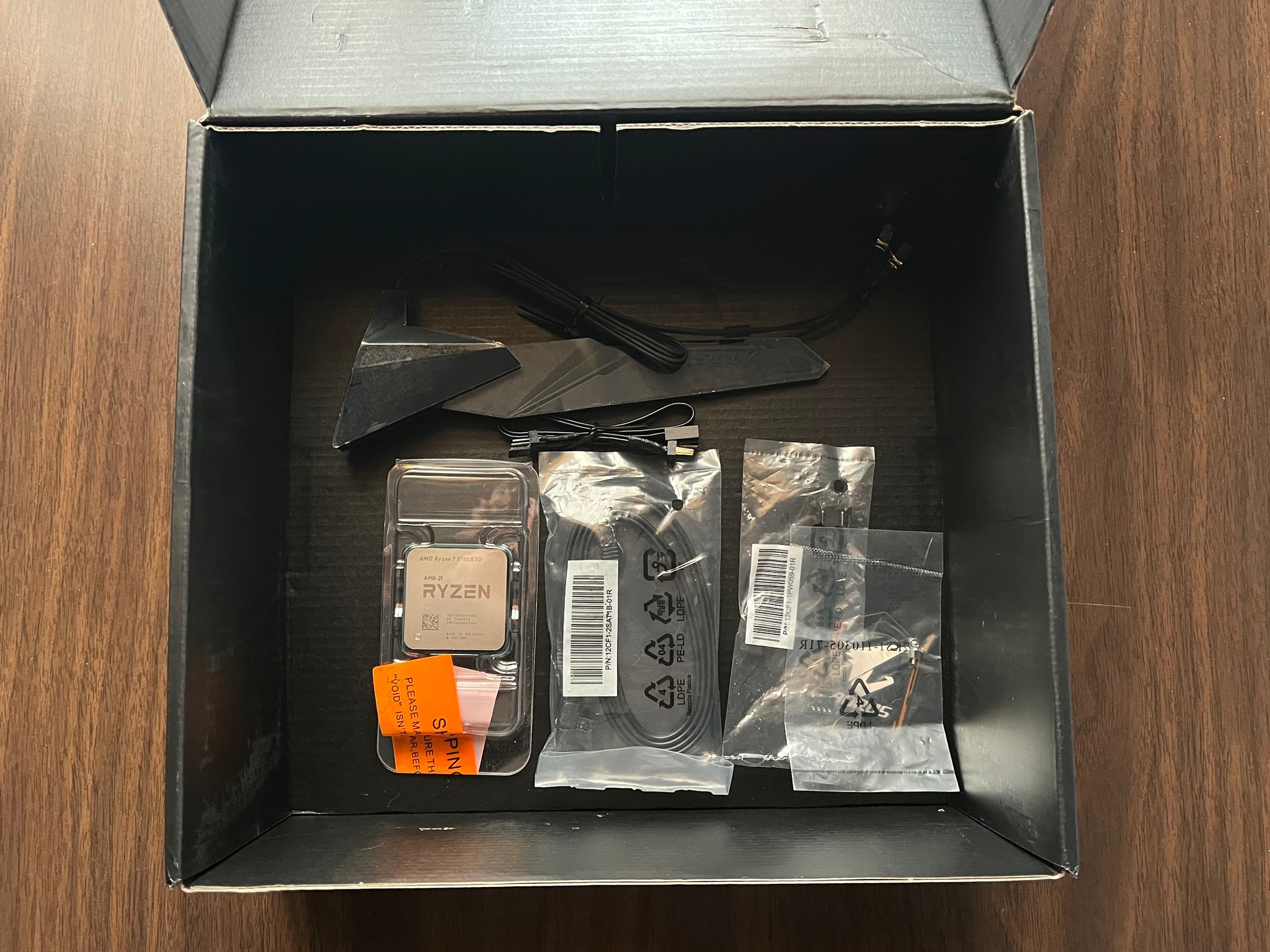 Brand New 5700X3D and Barely Used AORUS PRO AX ITX B550 Motherboard Combo!