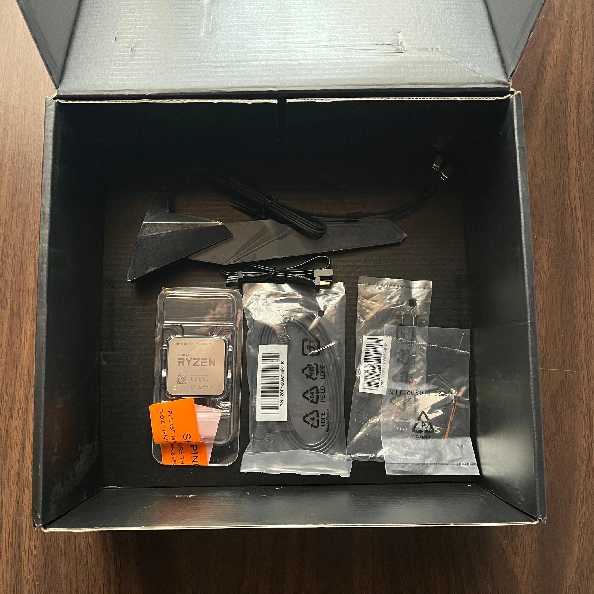Brand New 5700X3D and Barely Used AORUS PRO AX ITX B550 Motherboard Combo!