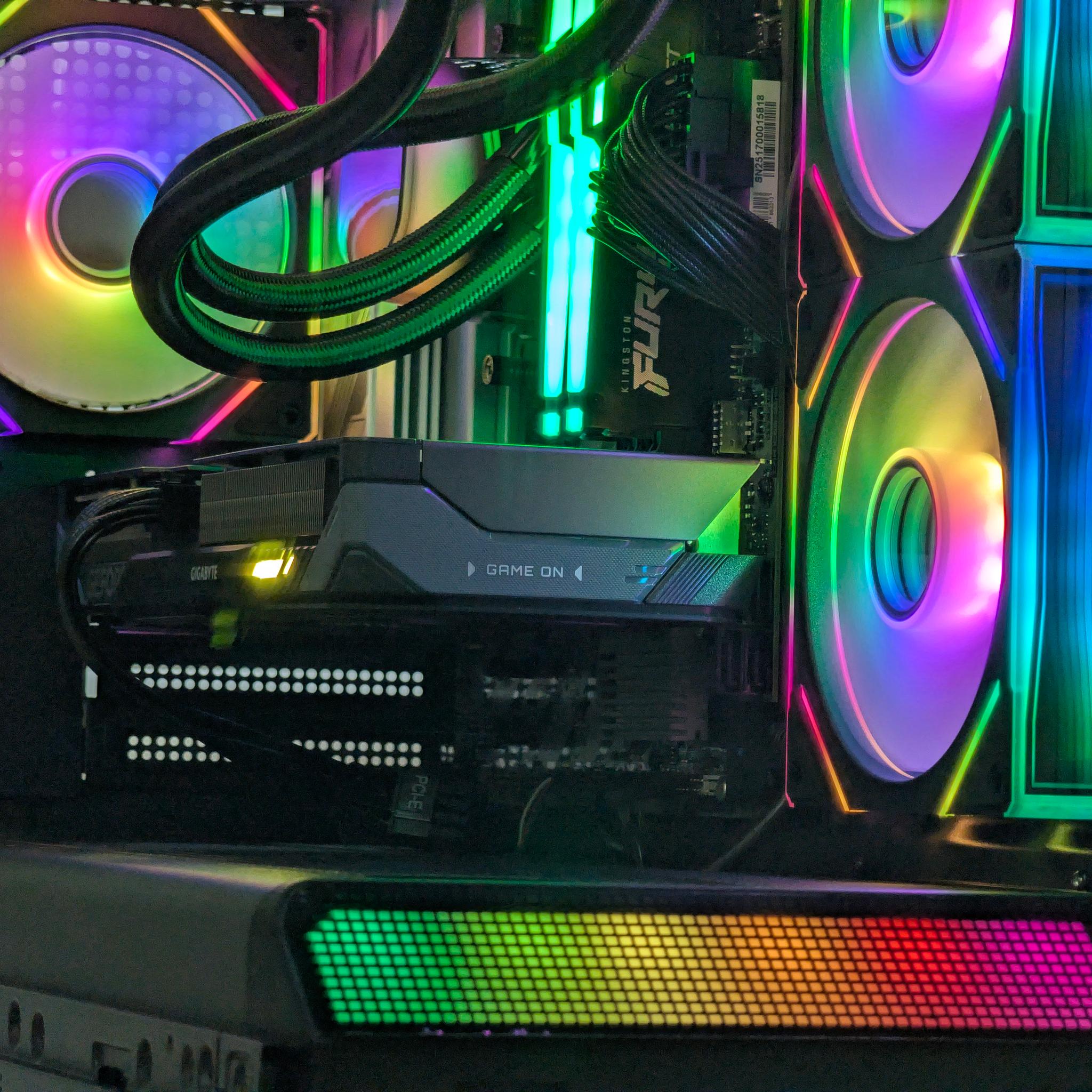 🌈🖤Ryzen 5 7600x | RTX 5060Ti 16GB | 32GB DDR5 | 2TB SSD | Gaming PC🖤🌈