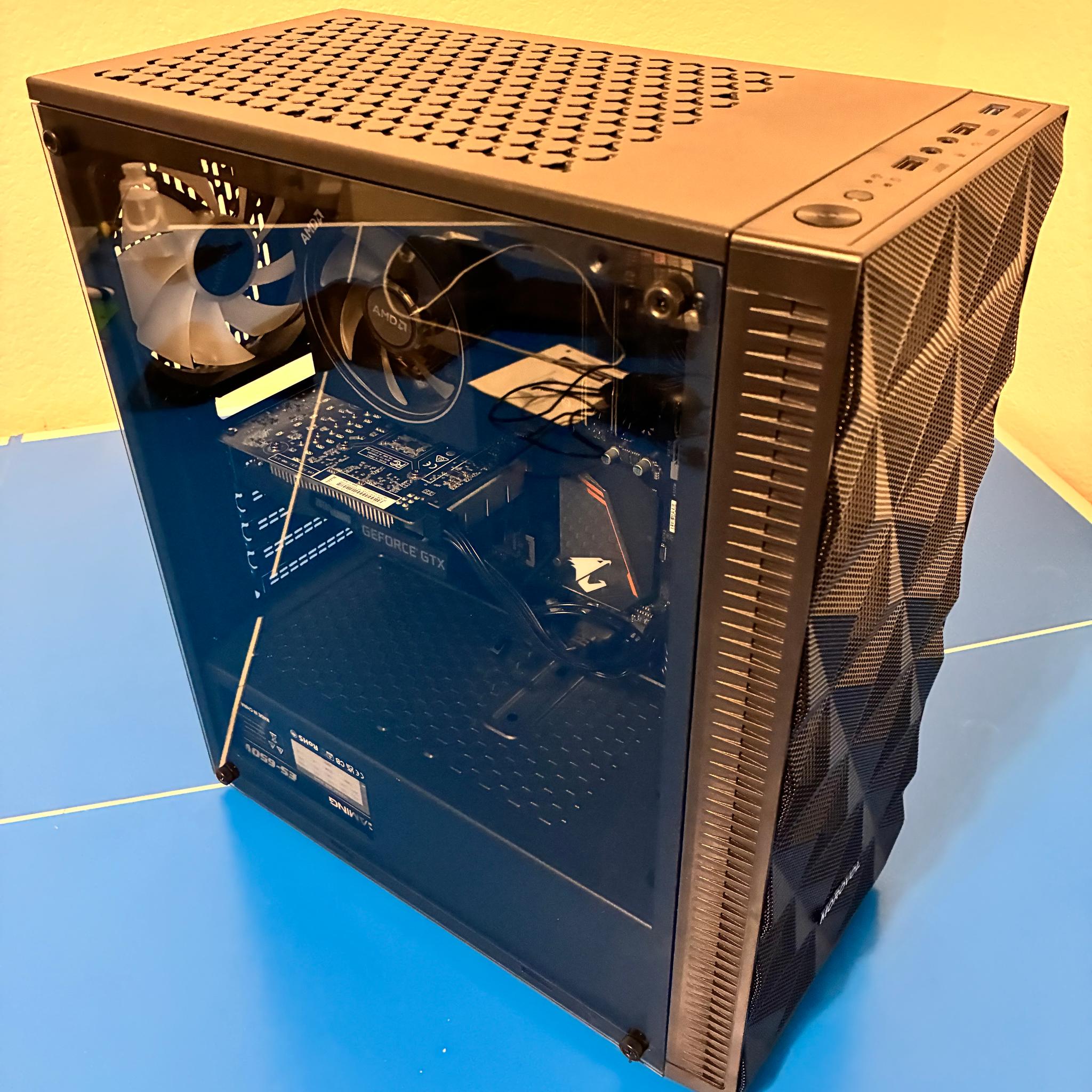 Black Prebuilt Gaming PC.