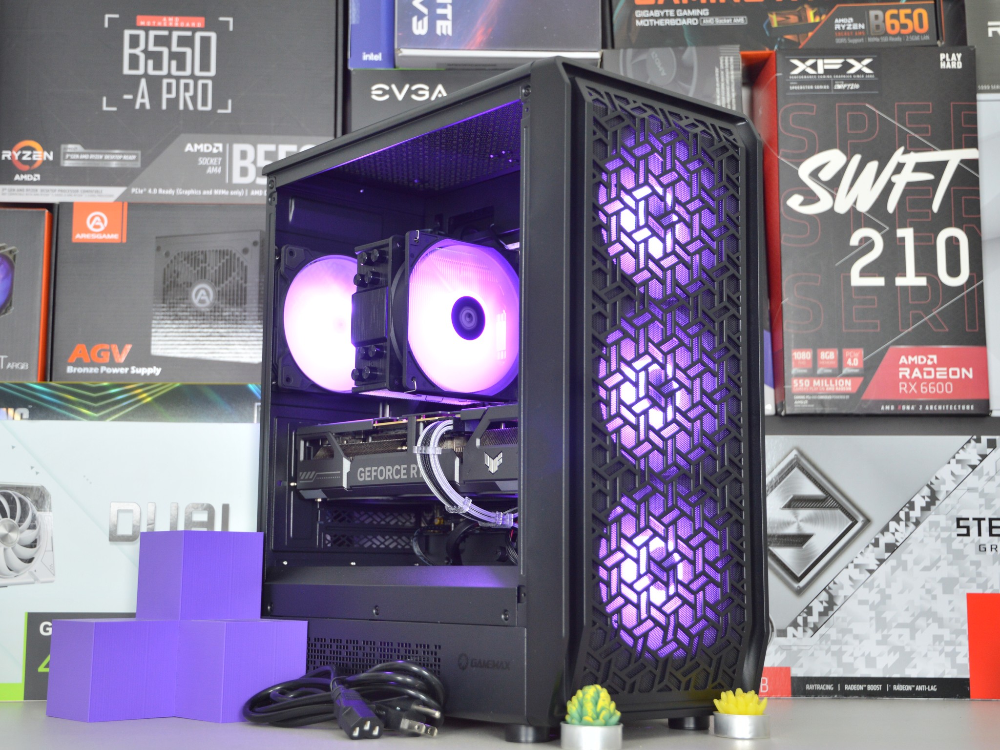 🌋🌋 | RTX 5060 8GB| RYZEN 7 3700X | 16 GB DDR4 RAM | 1TB NVME SSD | Volcanic Rock |