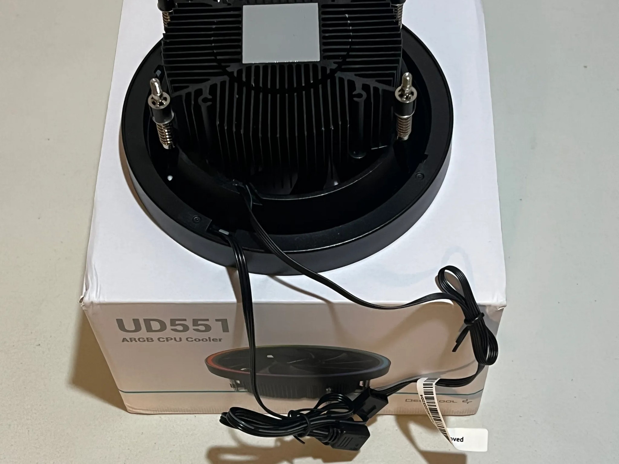 Deepcool UD551 ARGB cooler with Thermal grease for AM4 free shipping ! !