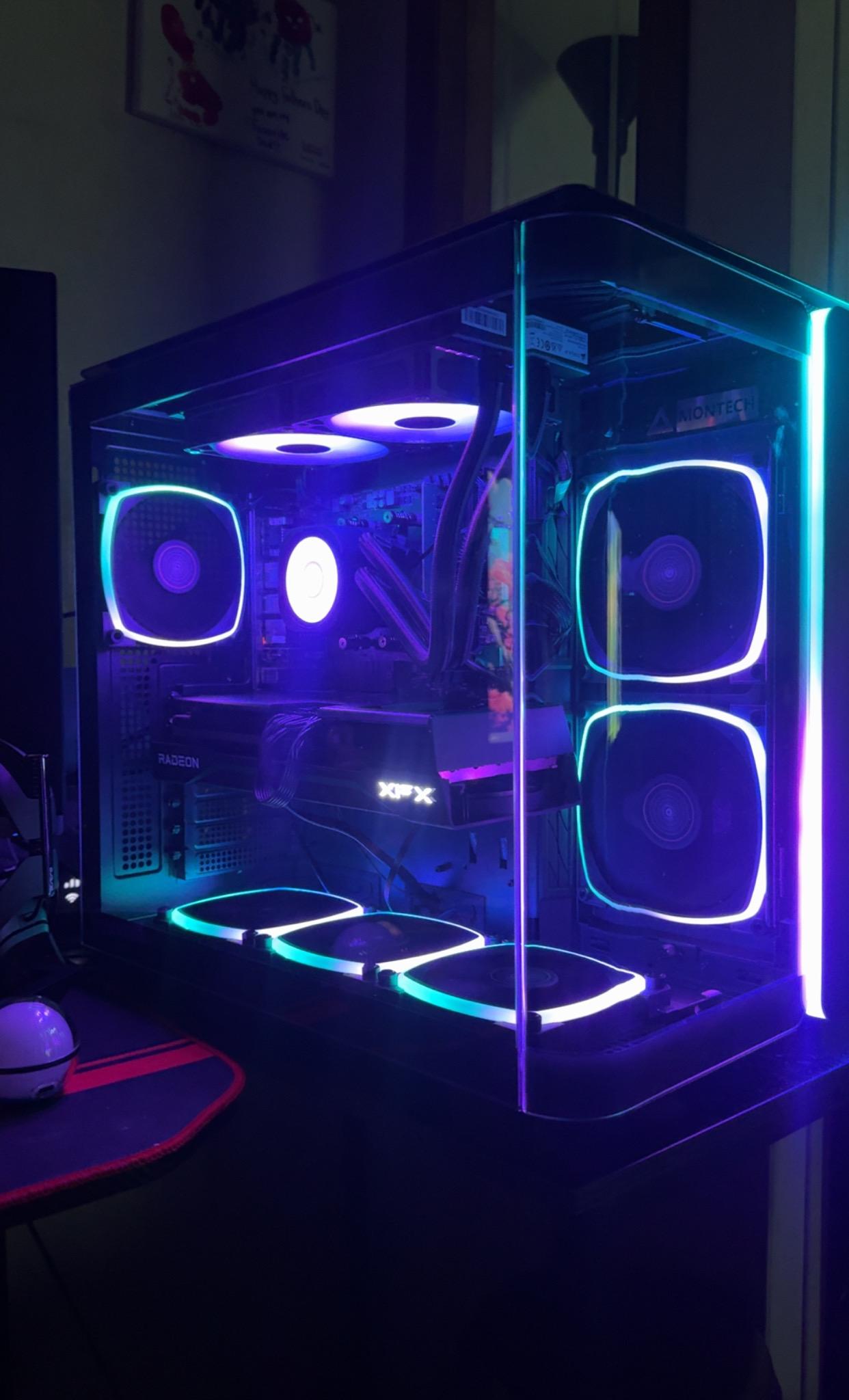 Radeon RX 9070 Xt Custom Gaming PC - Ryzen 7 5800X3D, 32GB RAM, 1TB SSD
