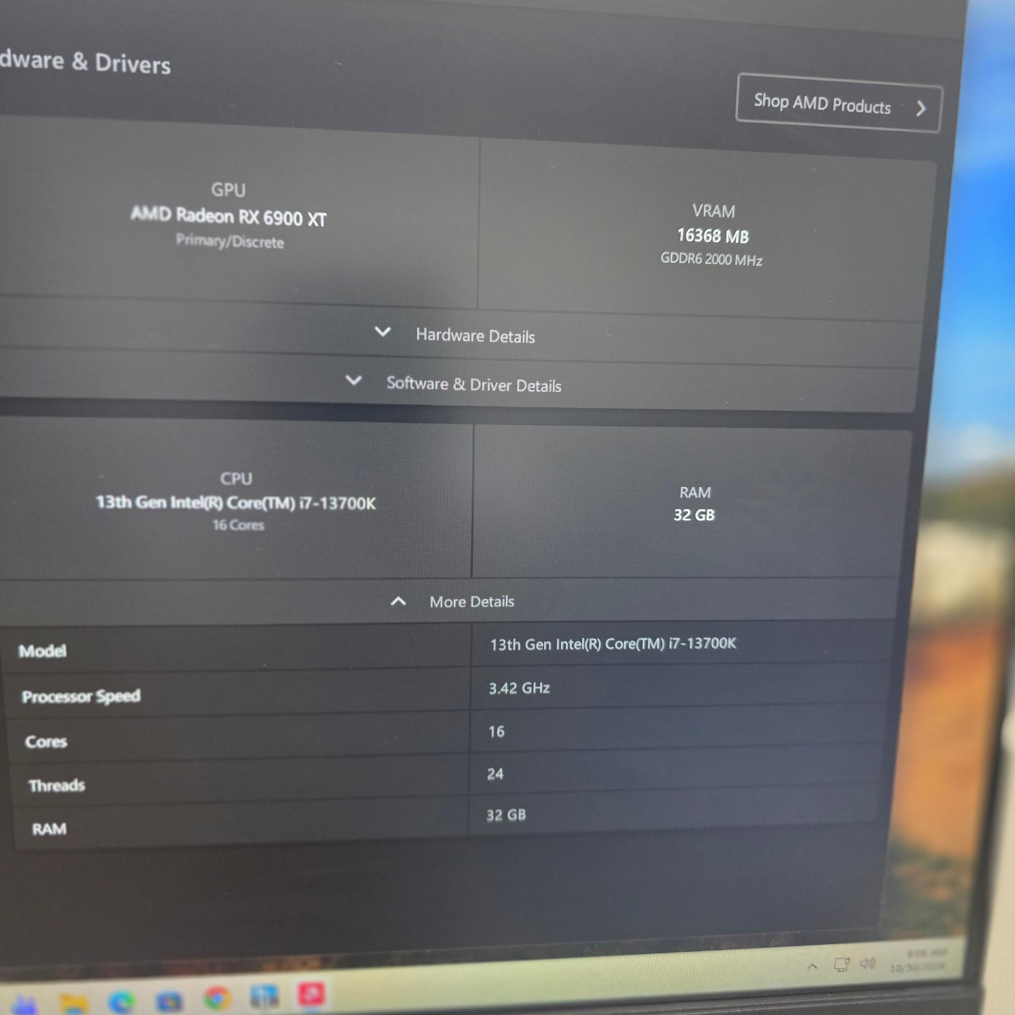 4k Custom Gaming PC - Radeon RX 6900 XT  - Core i7-13700K, 32GB RAM