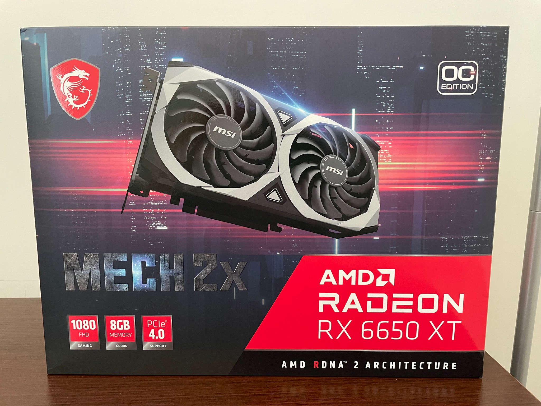 MSI Mech Radeon RX 6650 XT 8GB GDDR6 OC Edition