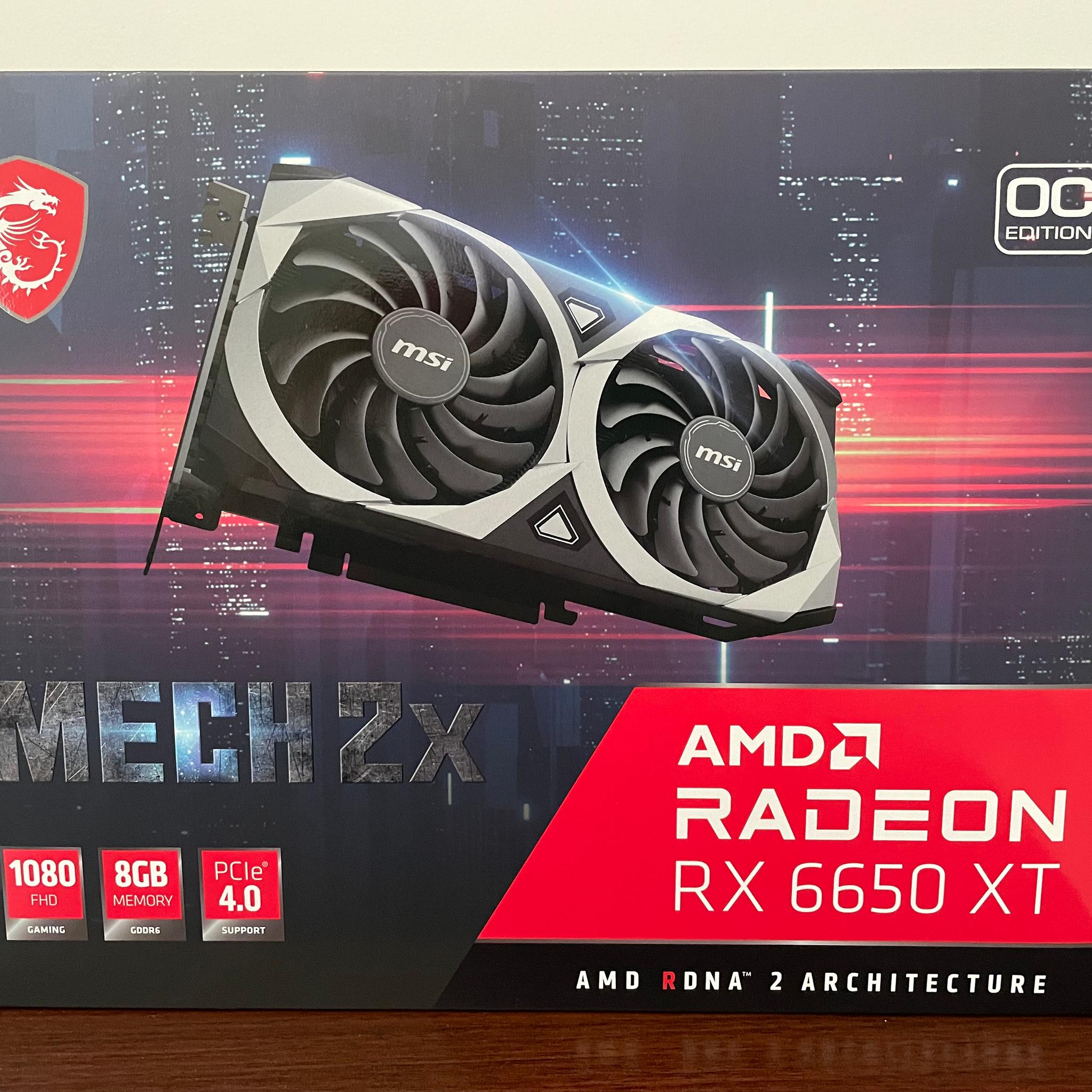 MSI Mech Radeon RX 6650 XT 8GB GDDR6 OC Edition