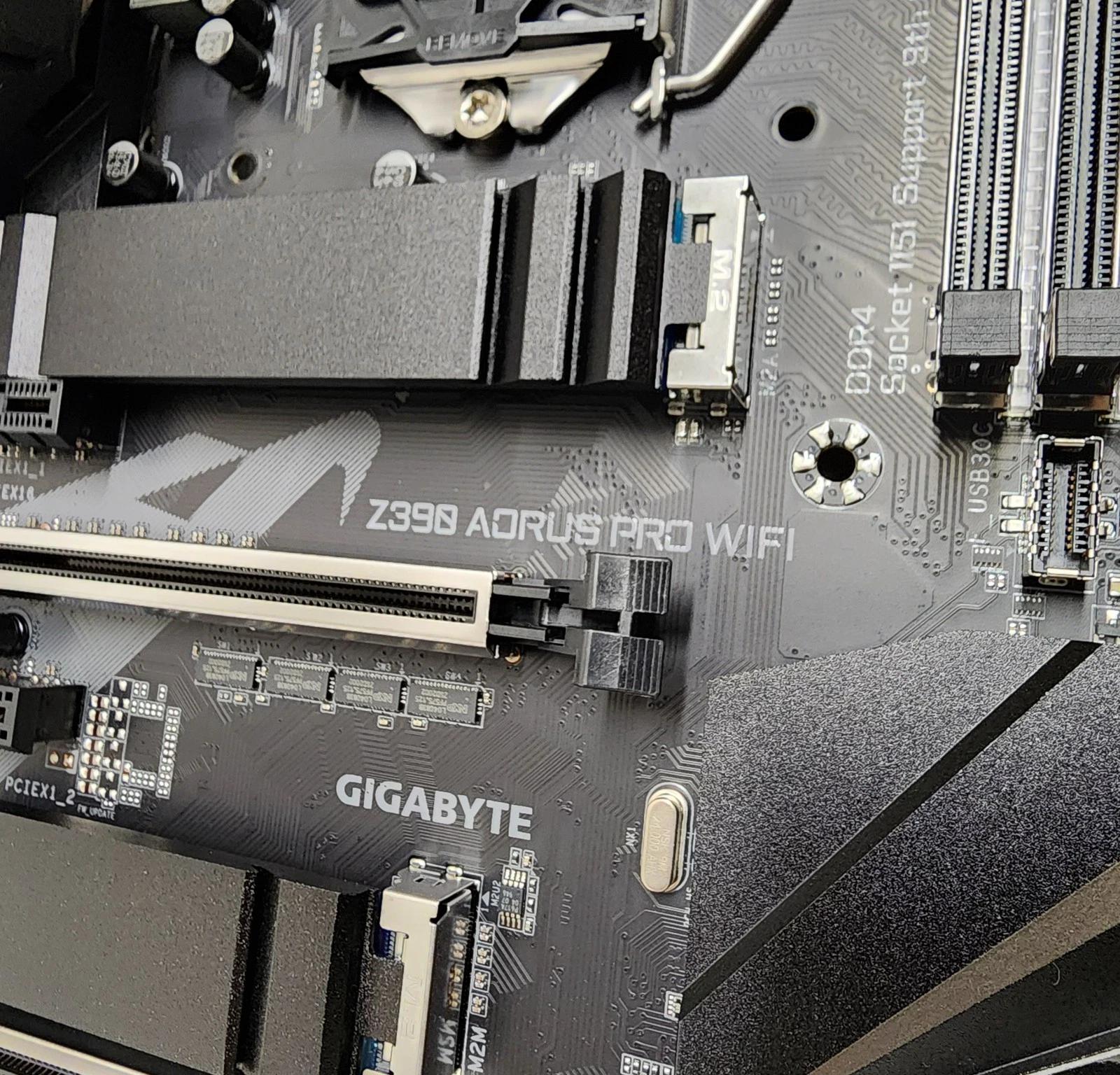 UPDATED BIOS GIGABYTE Z390 AORUS PRO WIFI DDR4 LGA 1151 ATX MOTHERBOARD