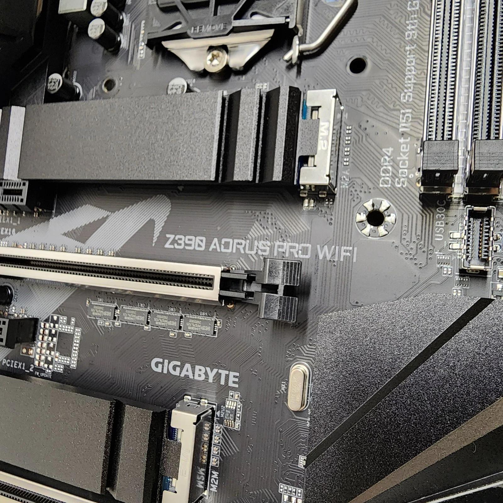 UPDATED BIOS GIGABYTE Z390 AORUS PRO WIFI DDR4 LGA 1151 ATX MOTHERBOARD