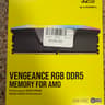 Corsair VENGEANCE RGB 32GB (2 x 16GB) DDR5-6000 PC5-48000 CL36 Dual Channel Desktop Memory Kit Black