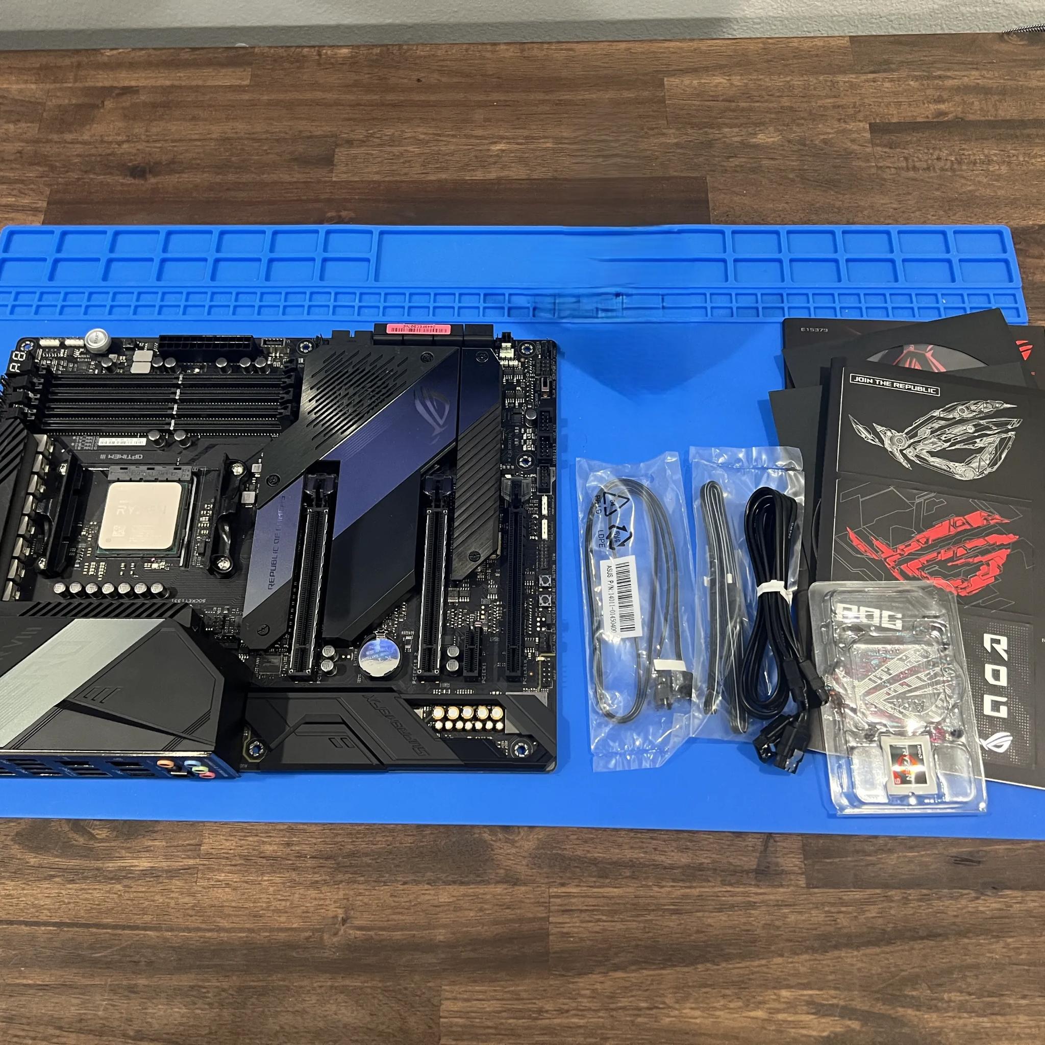 ASUS ROG CROSSHAIR VIII MOTHERBOARD INCLUDES AMD RYZEN 9 5900X PROCESSOR