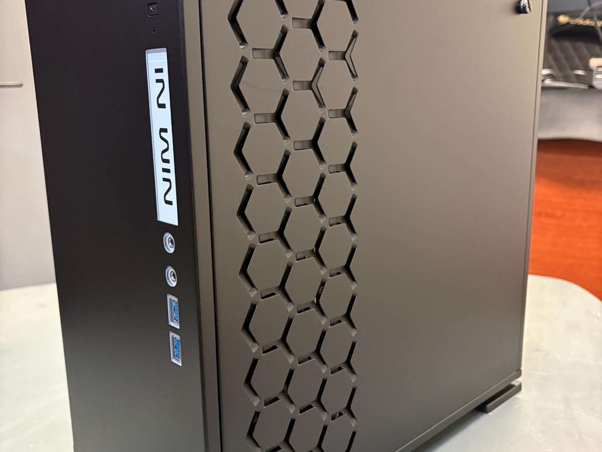 InWin 301 Black Tempered Glass -Micro ATX Tower Gaming Computer Case - OPEN BOX