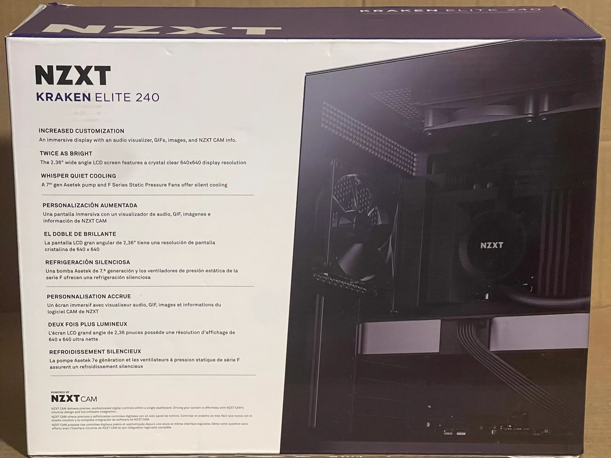 Used, NZXT Kraken Elite 240 AIO