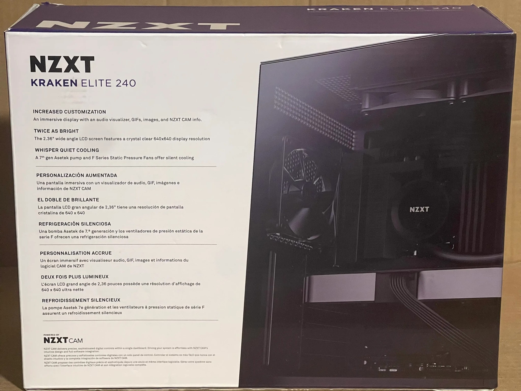 Used, NZXT Kraken Elite 240 AIO