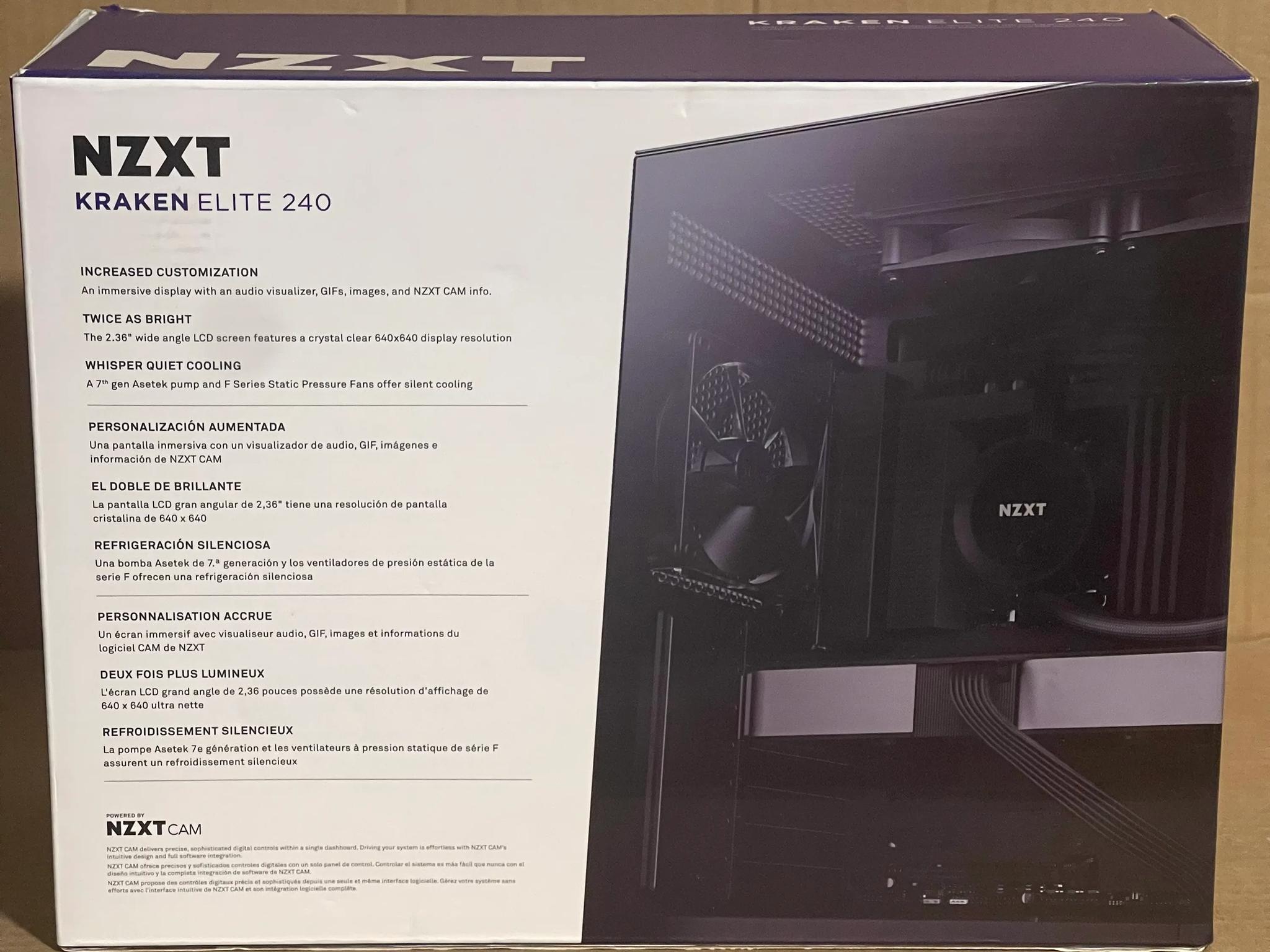 Used, NZXT Kraken Elite 240 AIO