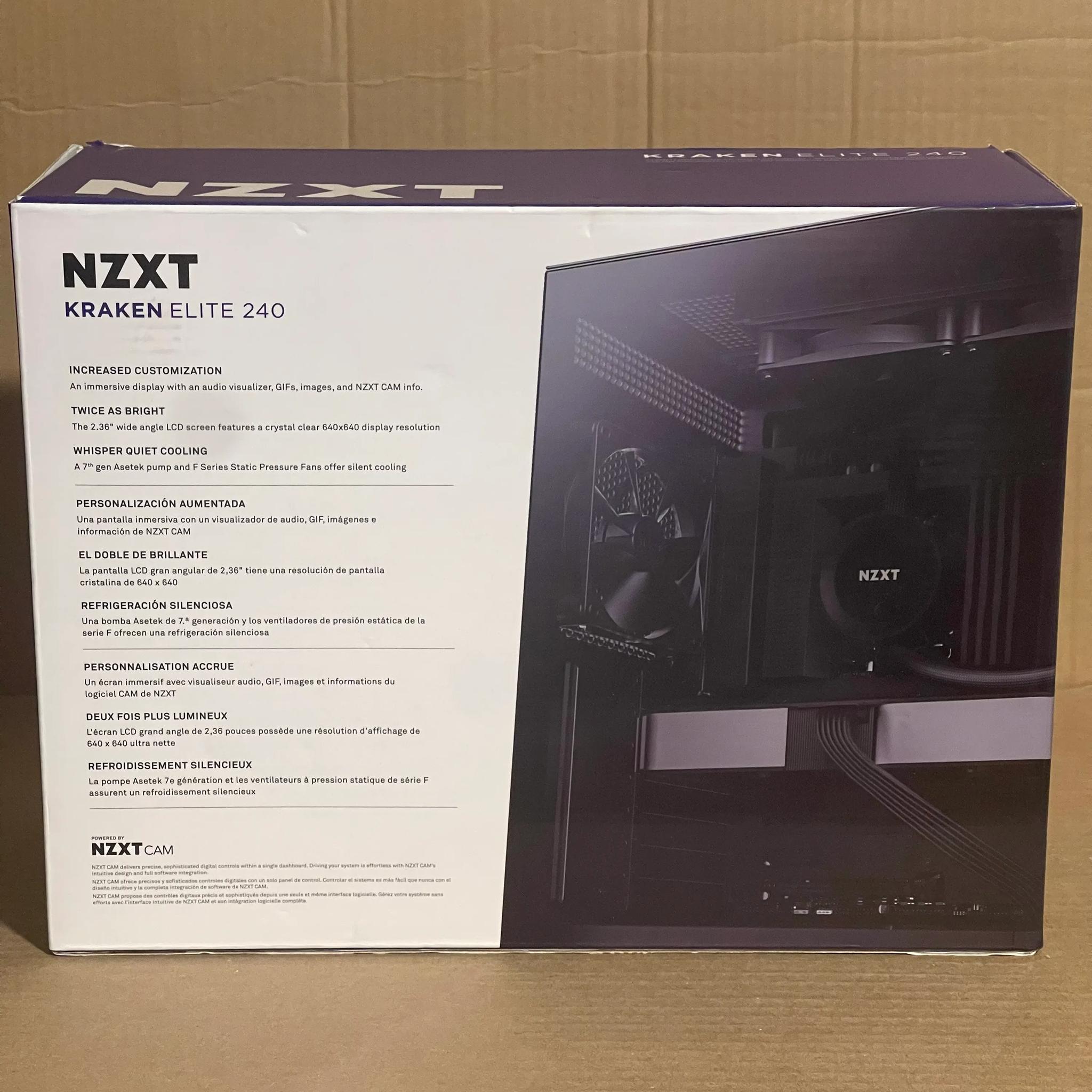 Used, NZXT Kraken Elite 240 AIO