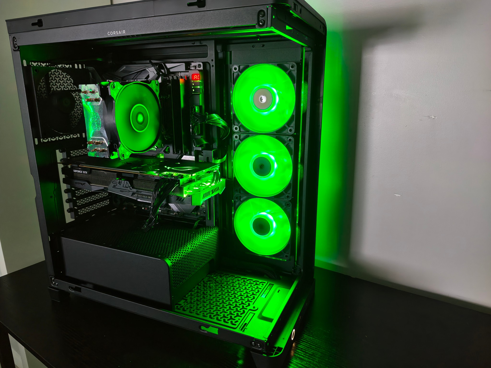 The GREEN MONSTER V, budget 1440p gaming pc!