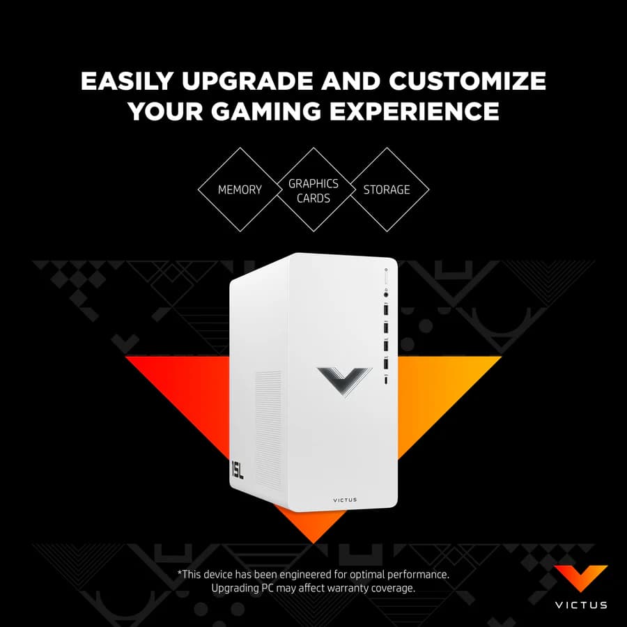 BRAND NEW HP Victus 15L Gaming Desktop Bundle,Core i5-12400F, 32 GB RAM, 512 GB SSD, RTX 1660 Super