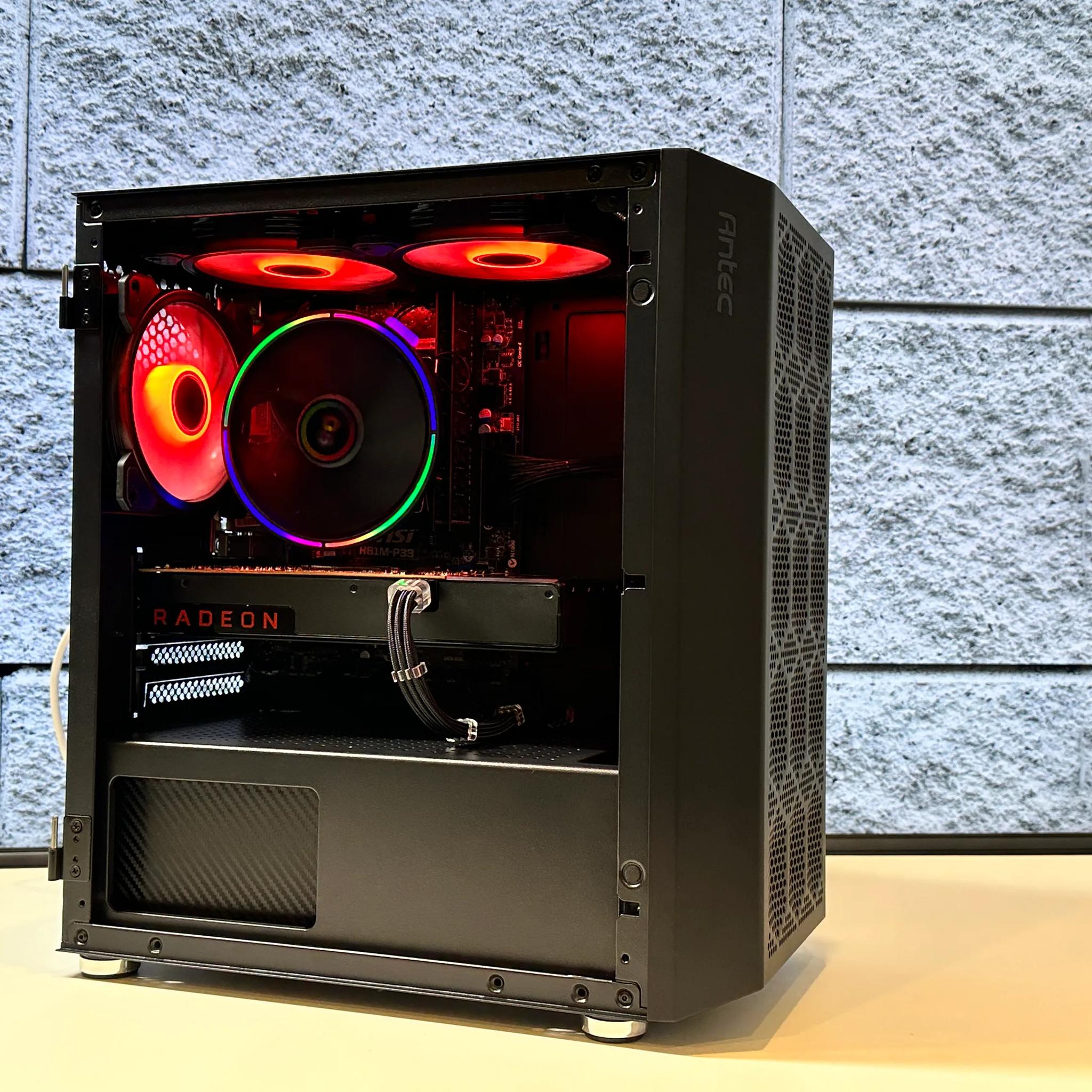 🚨Budget Gaming PC🚨AMD RX 580 4GB-Intel Xeon 1270 V3-16GB DDR3 RAM-500GB SSD
