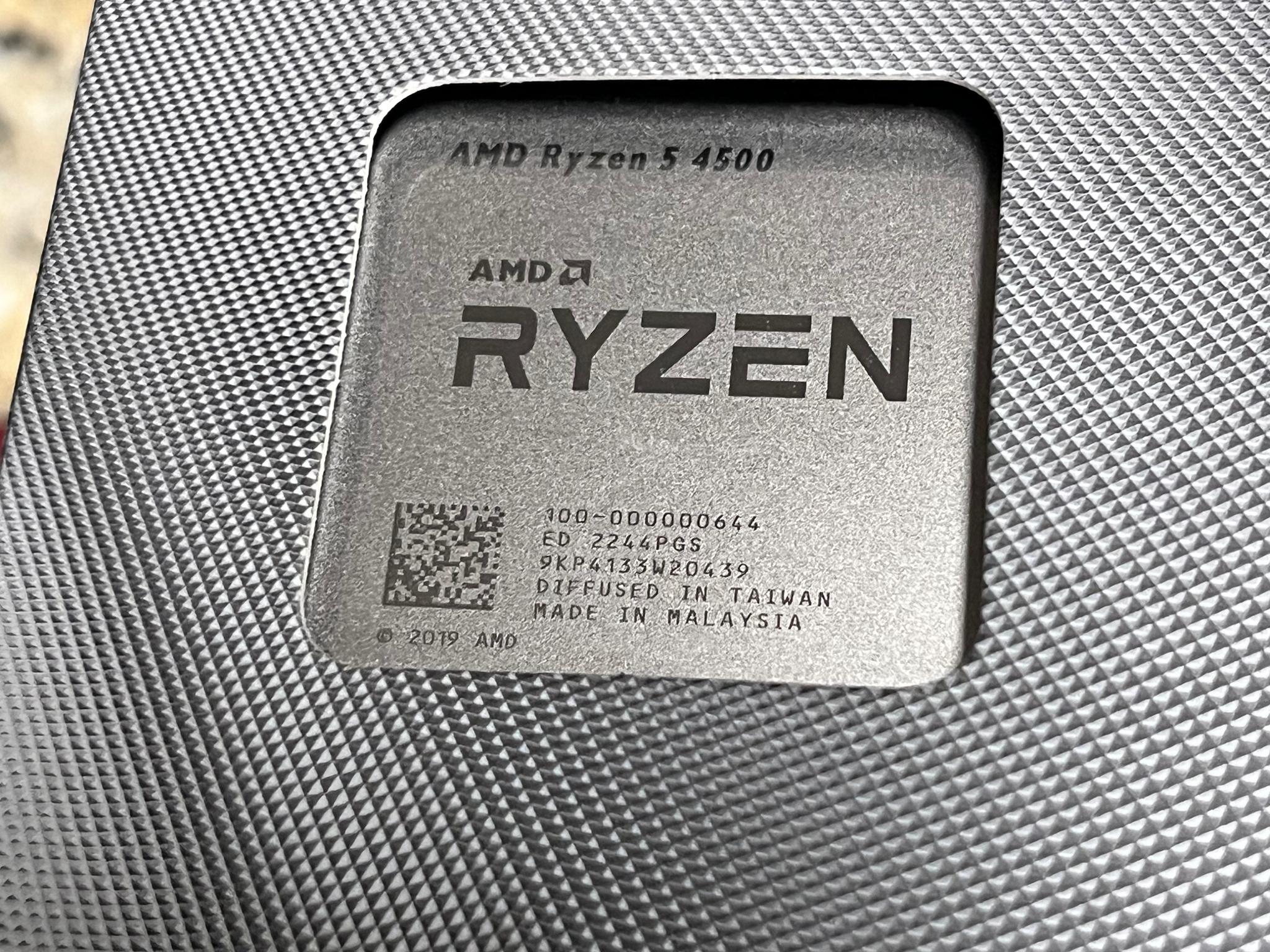 BNIB AMD Ryzen 5 4500 w/ Used 2x8GB Viper 3200mhz Ram