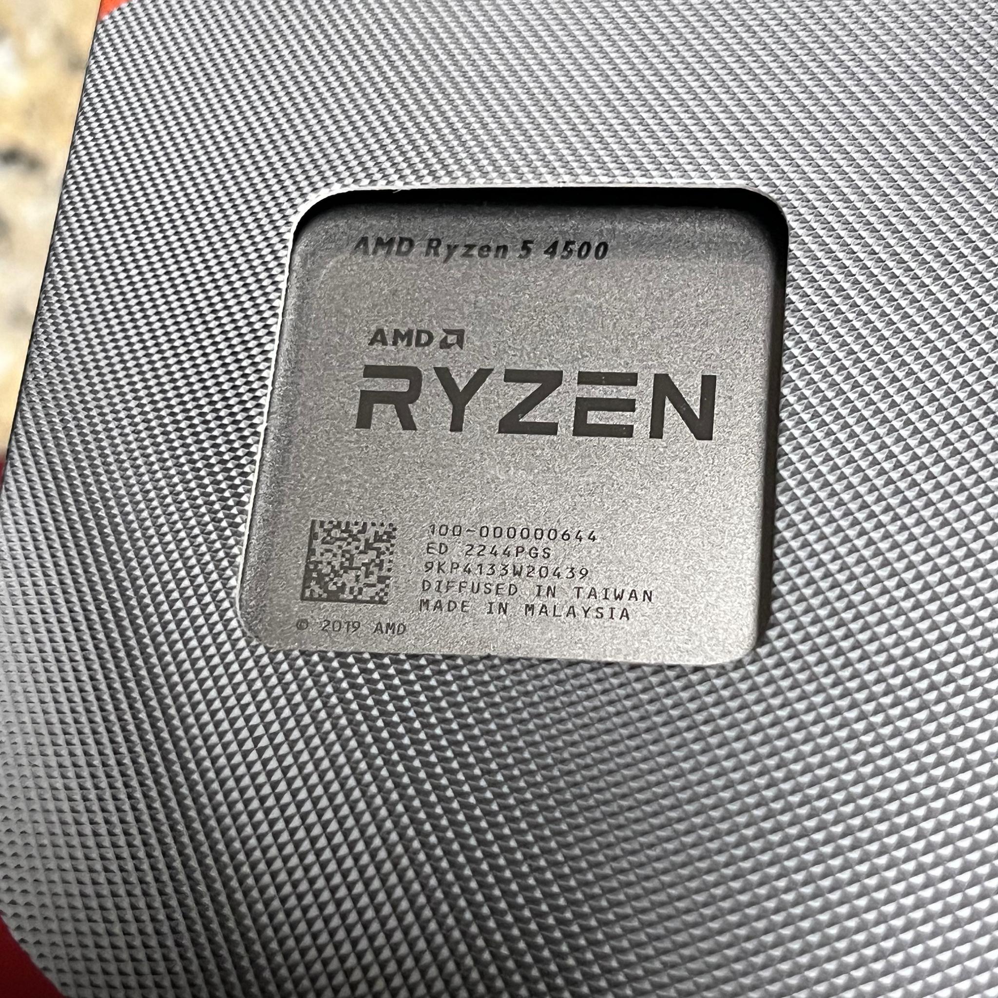 BNIB AMD Ryzen 5 4500 w/ Used 2x8GB Viper 3200mhz Ram