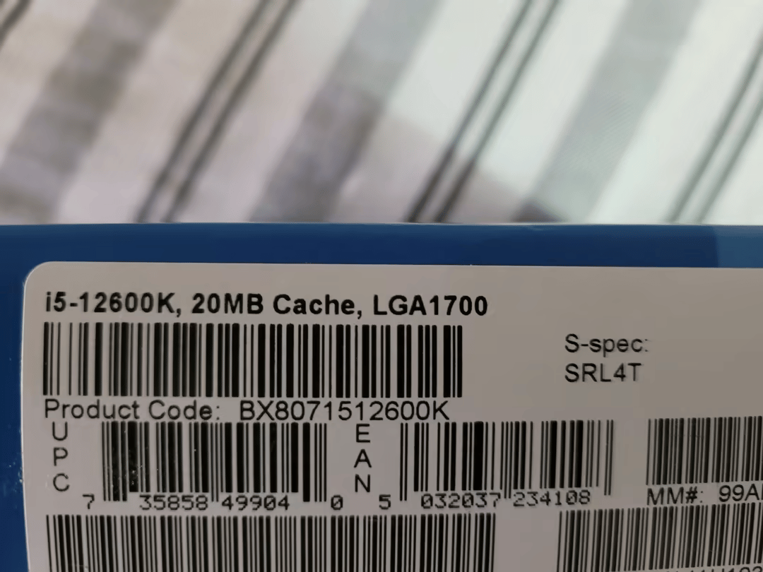 Factory Sealed! Intel i5-12600K 