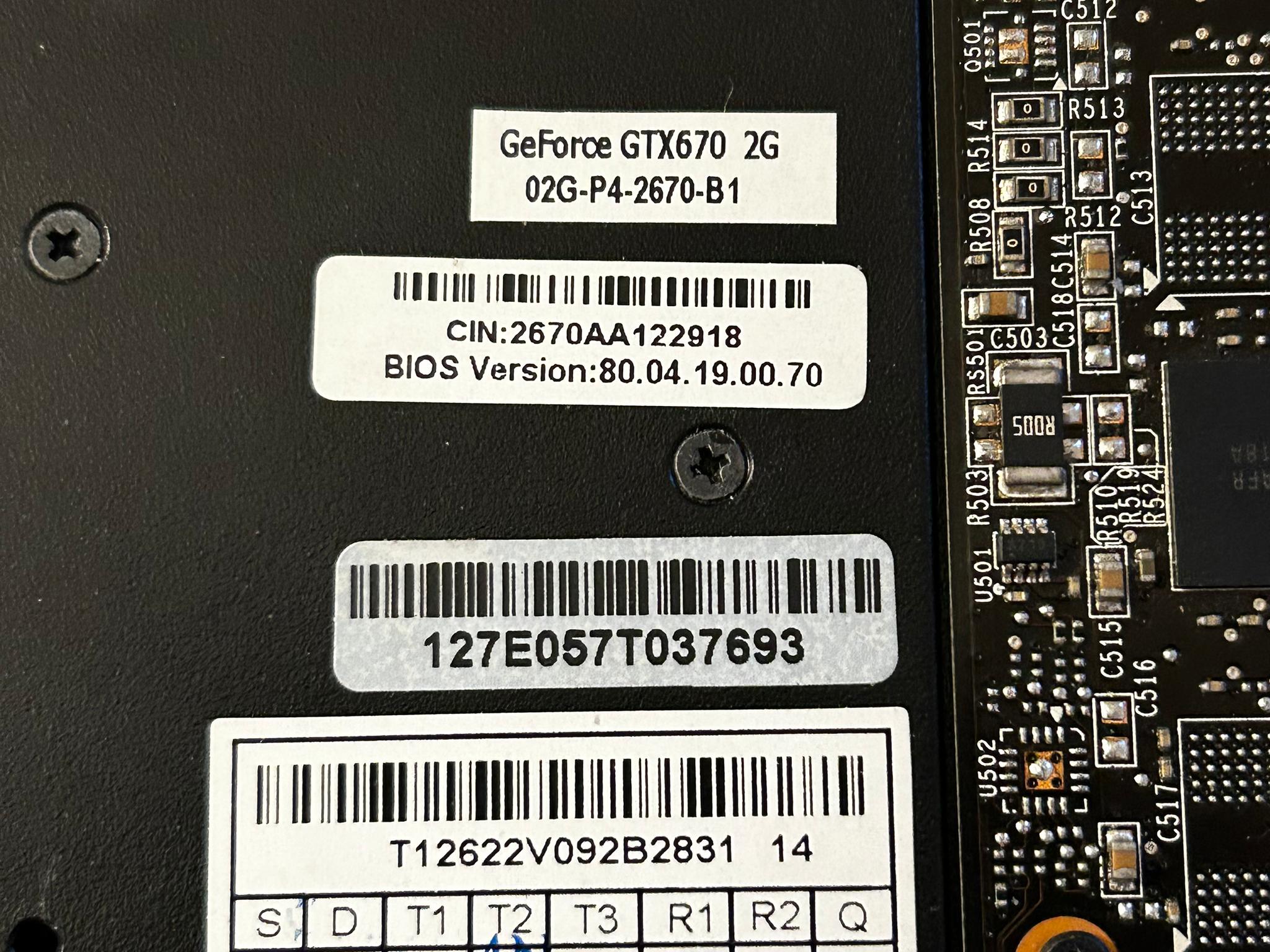 EVGA GTX 670 2GB