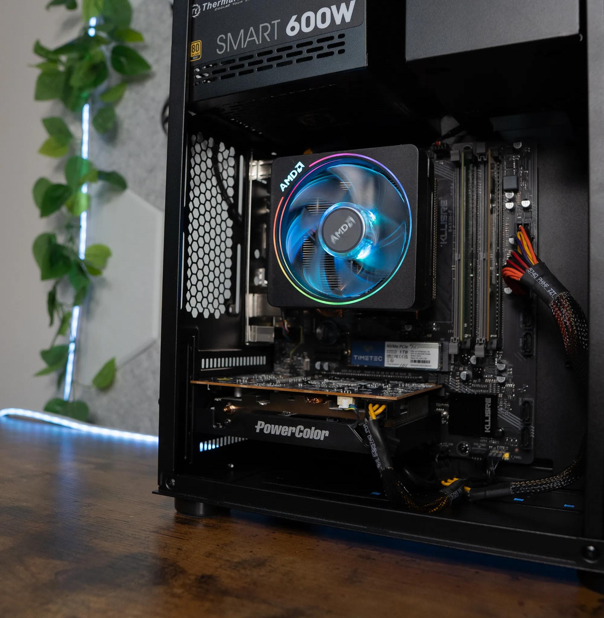 🍬🌠 BUDGET - BO6 Ready GAMING PC | PowerColor RX 6500XT | RYZEN 5 2600 | 32GB DDR4 RAM | 1TB NVME SSD