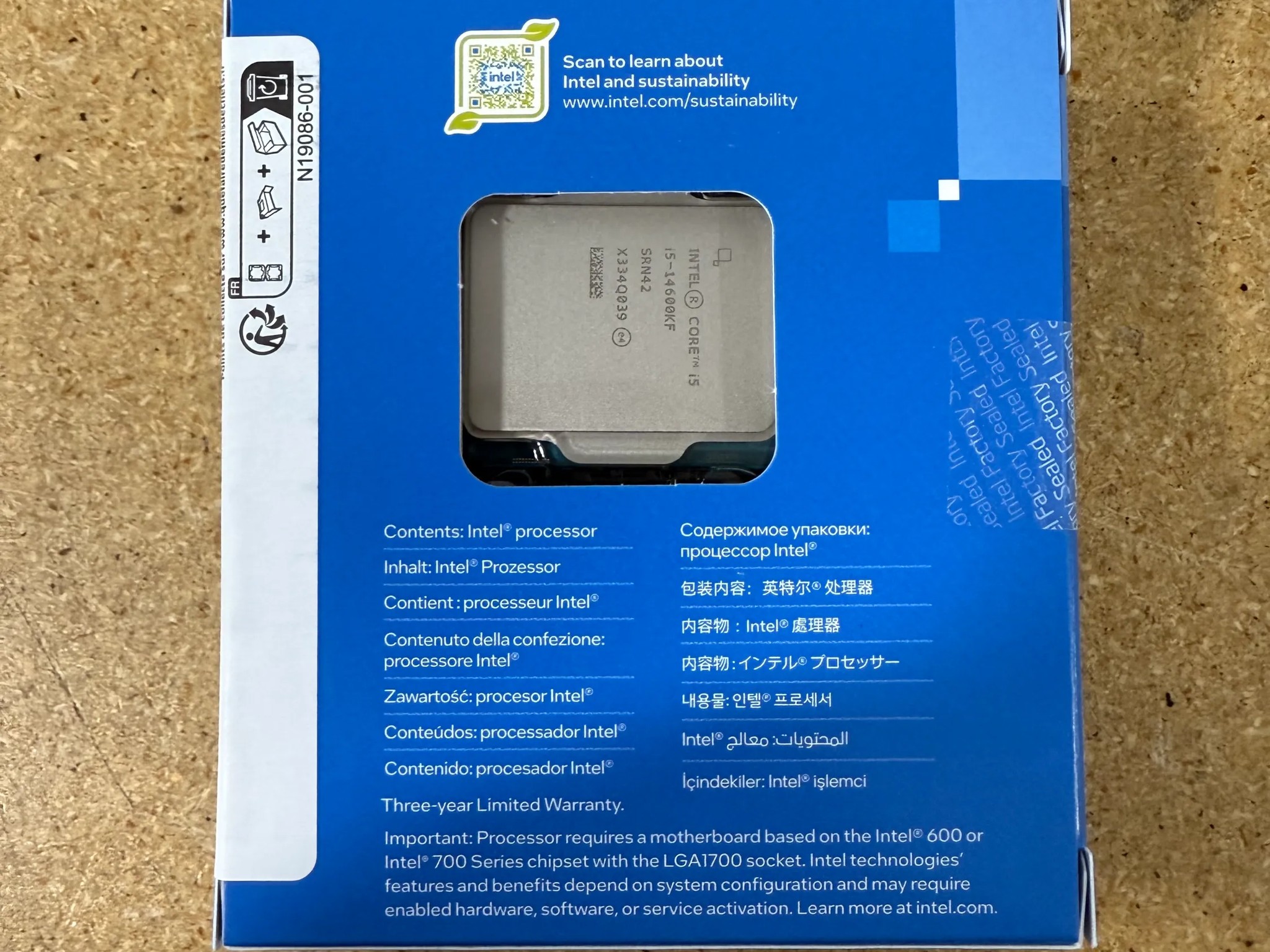 Intel® Core™ i5-14600KF Desktop Processor 14 Cores