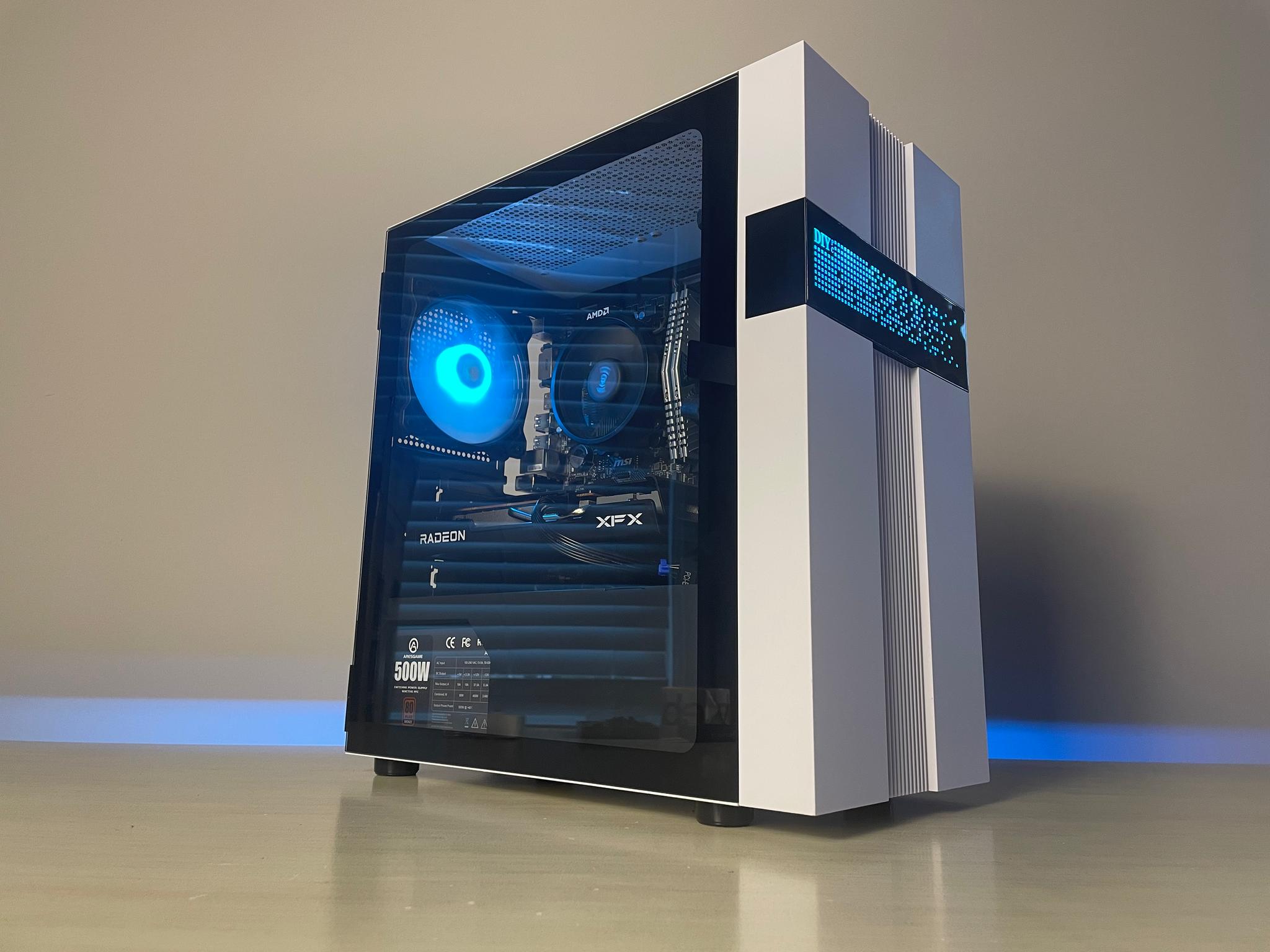 Custom Gaming Desktop PC Ryzen 5 | Rx 6500xt | 16GB Ram | 256gb Ssd | RGB fans |
