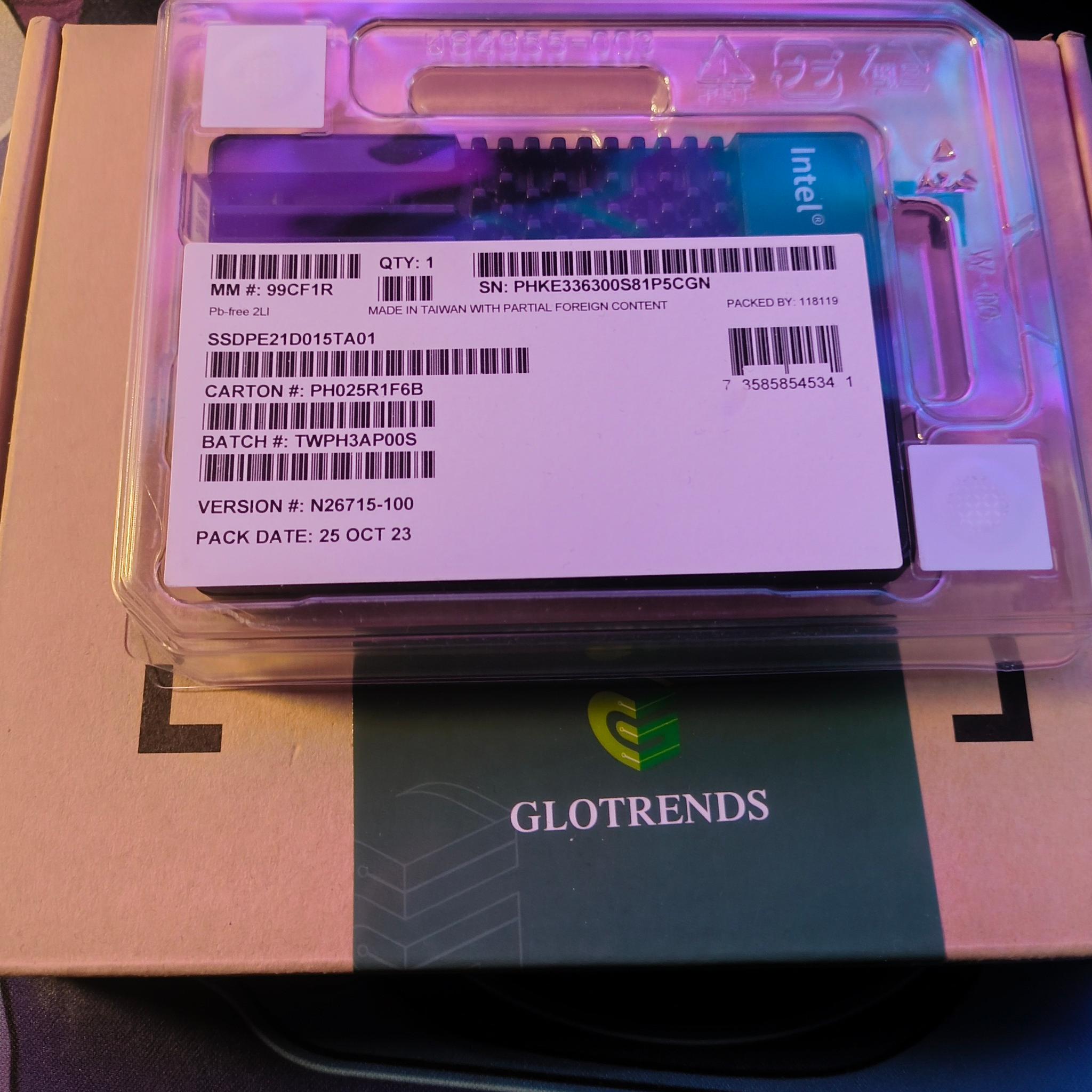 Intel Optane SSD 905P 1500GB