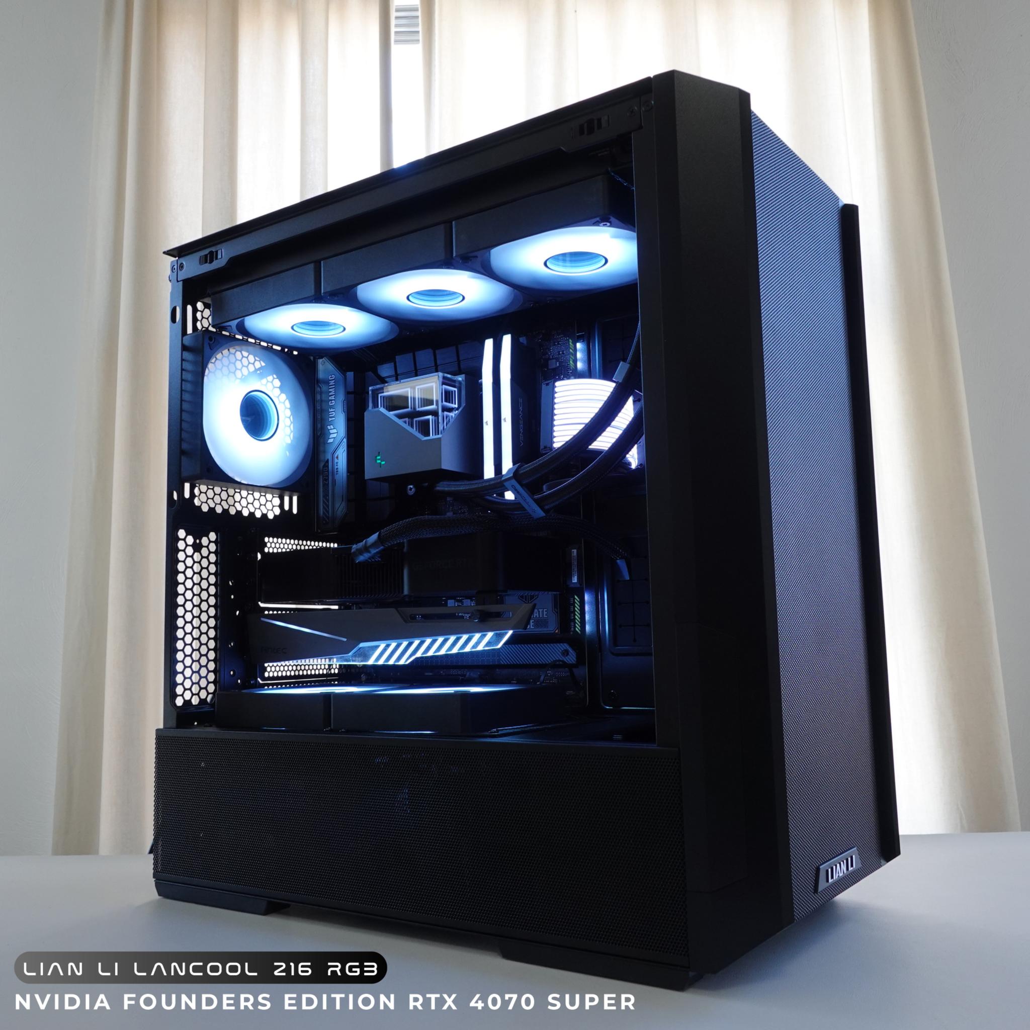 ⚫️⚔️ Black High-End 1440p Gaming PC Intel Core i5-14600K NVIDIA 4070 SUPER 64GB DDR5-6000 2TB NVMe