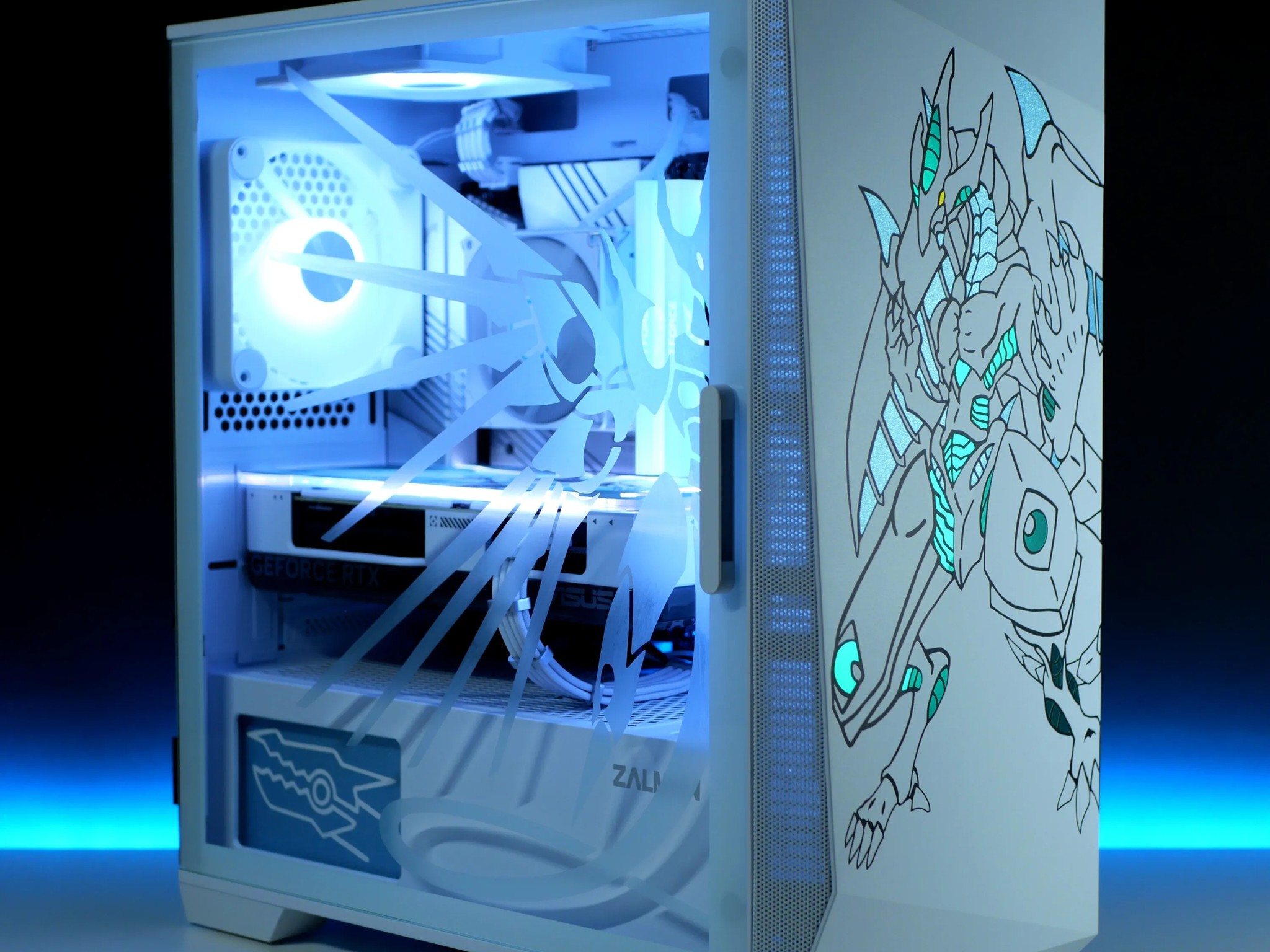 💫Stardust🐉| RTX 4070, Ryzen 7 5800x, 32GB ram Yu-Gi-Oh theme pc build