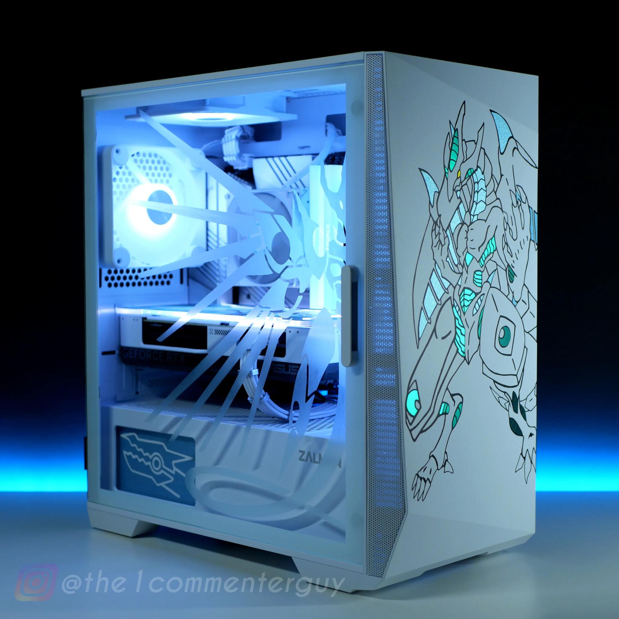 💫Stardust🐉| RTX 4070, Ryzen 7 5800x, 32GB ram Yu-Gi-Oh theme pc build