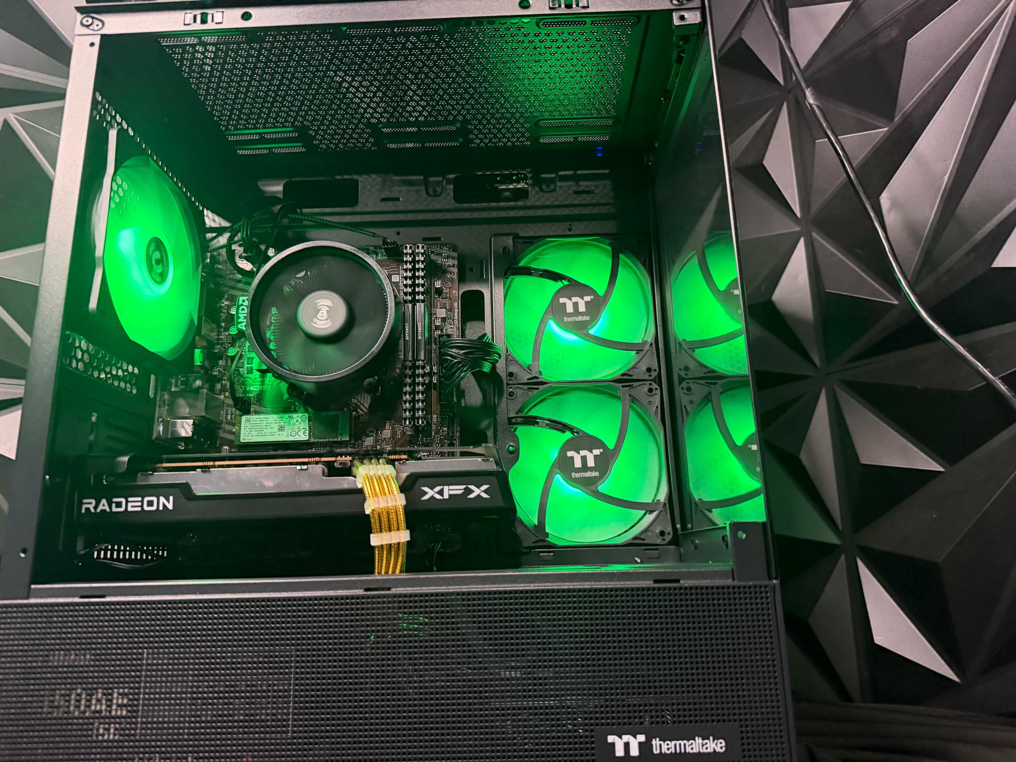 🦷✨ GOLD TOOTH ✨🦷Ryzen 5 5500| RX 6600| 16 GB DDR4| 500 GB SSD| 650W PSU