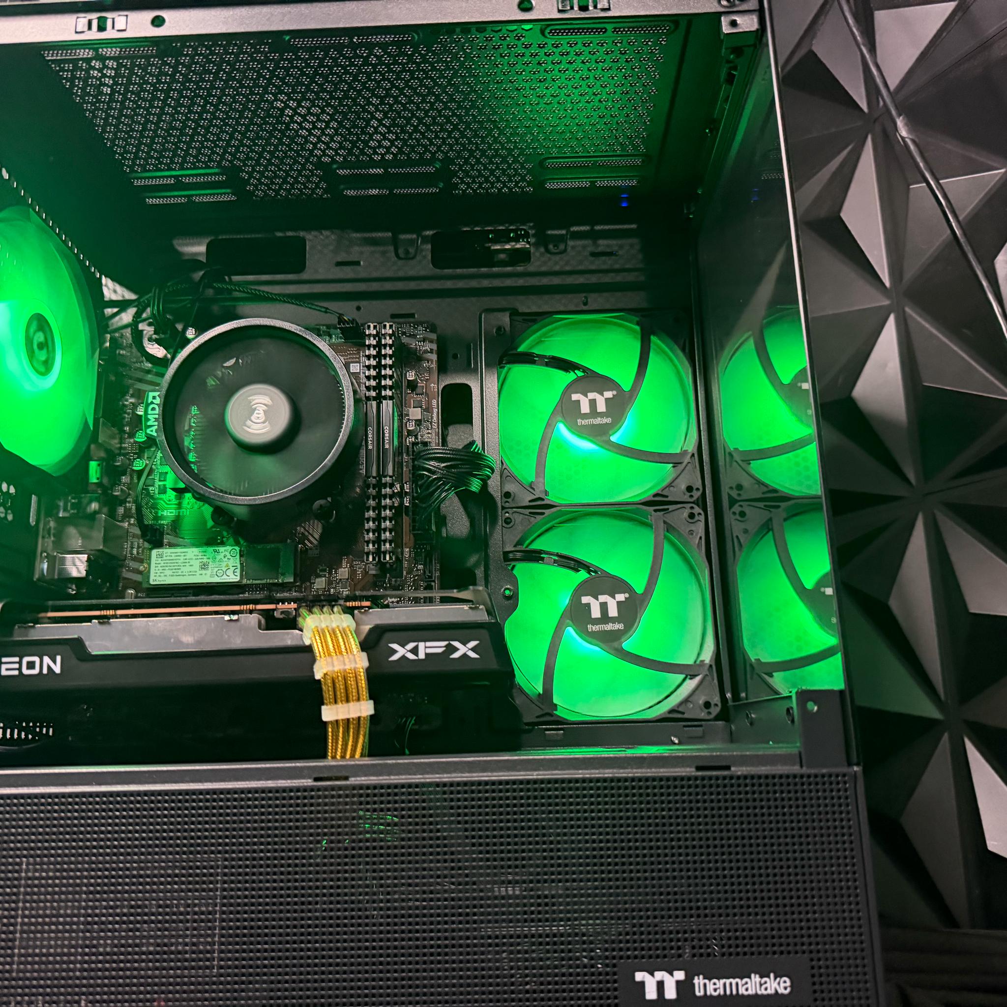 🦷✨ GOLD TOOTH ✨🦷Ryzen 5 5500| RX 6600| 16 GB DDR4| 500 GB SSD| 650W PSU