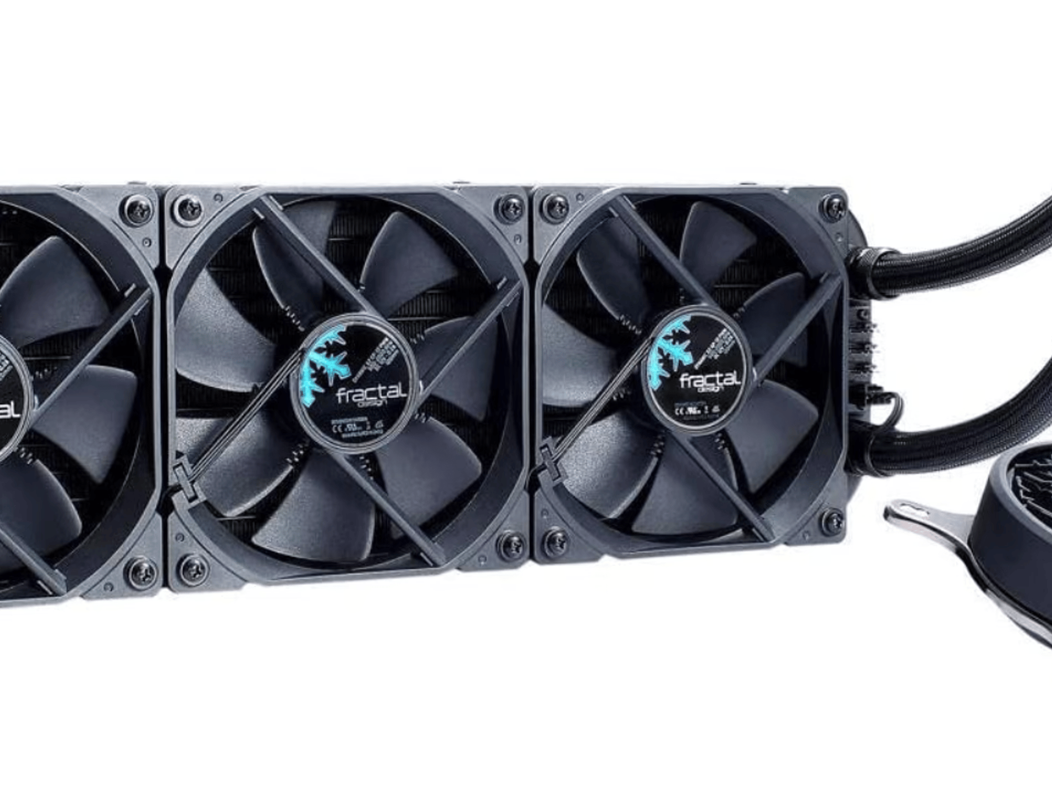 NEW Fractal Design Celsius S36 Blackout 360mm High Performance, Slim All-in-One CPU Liquid Cooler 