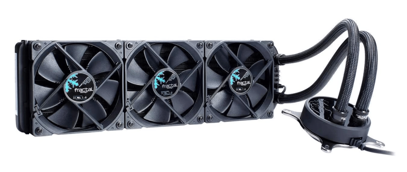 NEW Fractal Design Celsius S36 Blackout 360mm High Performance, Slim All-in-One CPU Liquid Cooler 