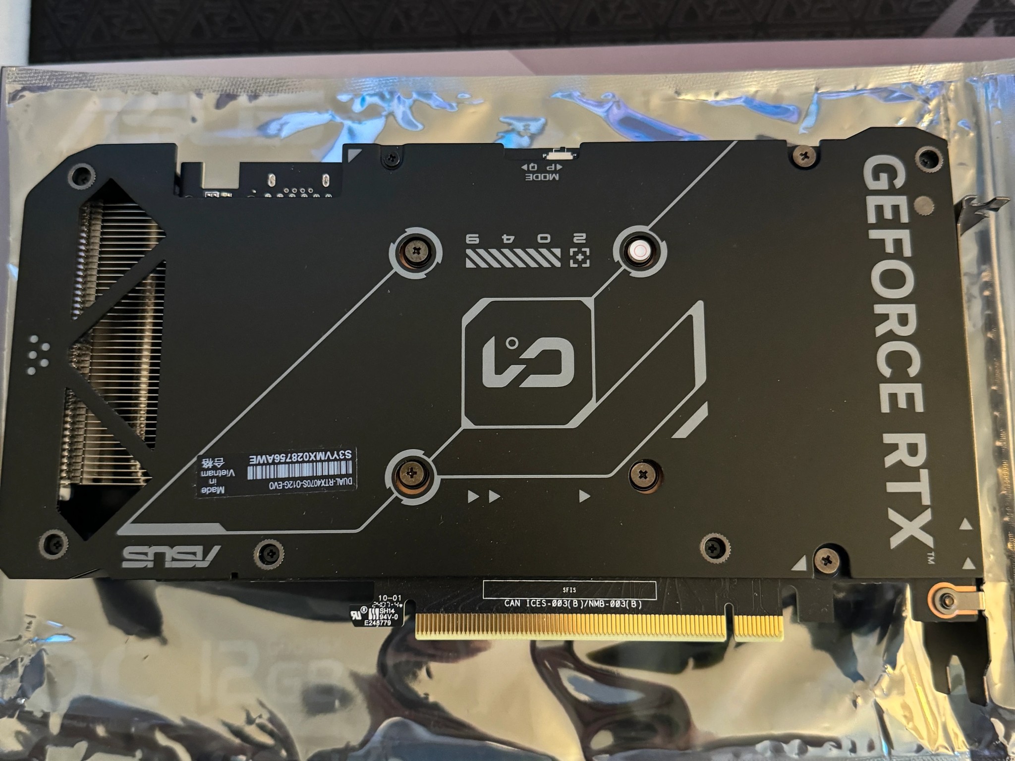 Asus Dual OC RTX 4070 Super