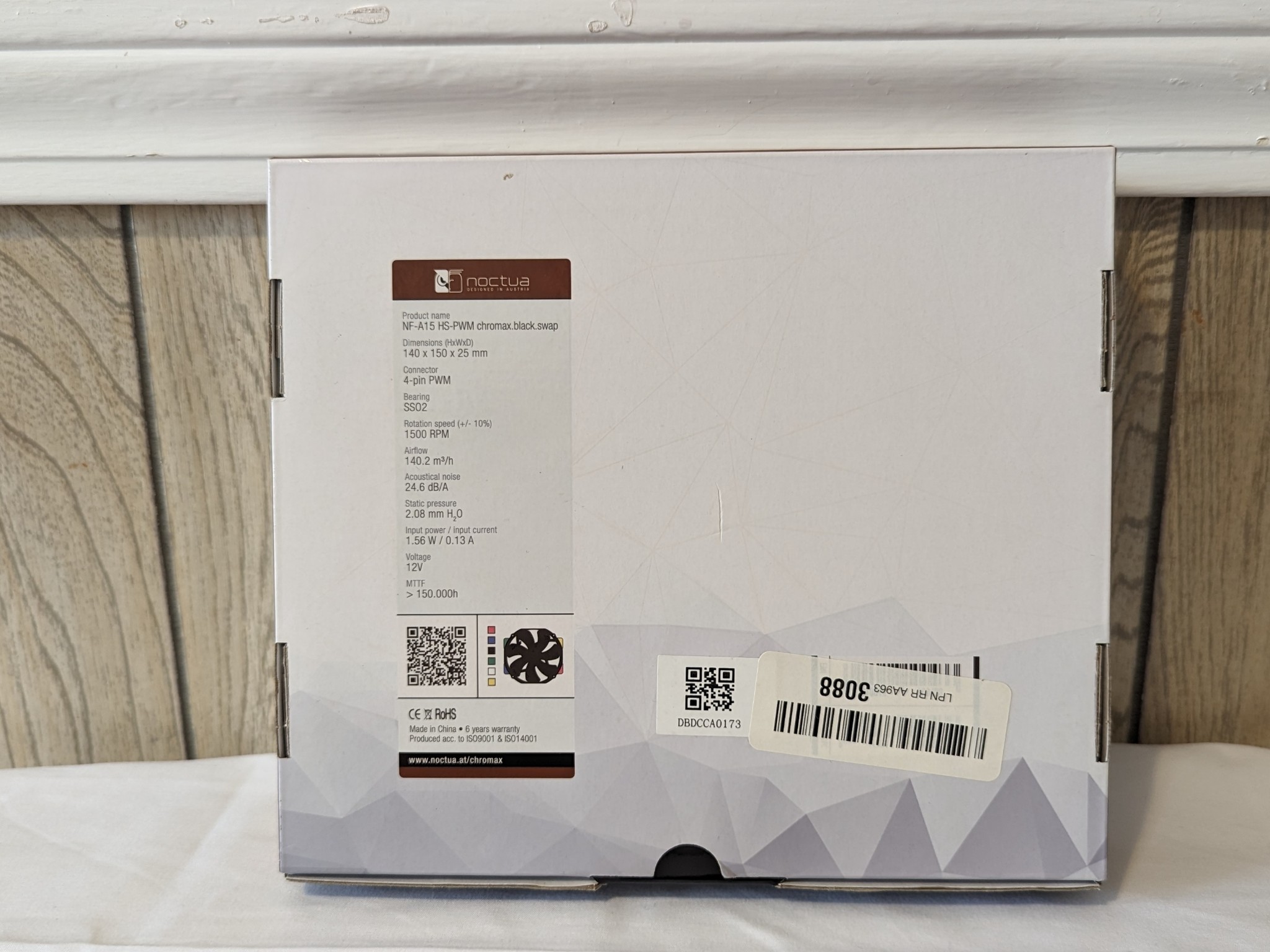 Noctua NF-A15 HS-PWM Chromax.Black.Swap Case/Heatsink upgrade Fans 140mm x 150mm x 25mm
