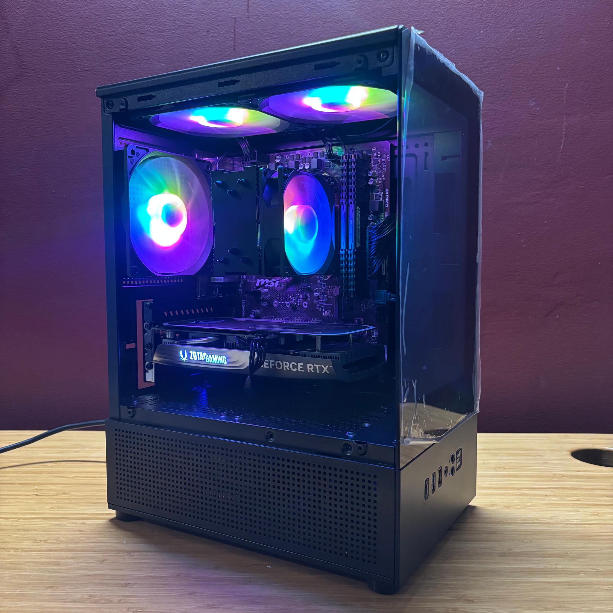 GeForce RTX 4060 Custom Gaming PC - Ryzen 7 3700x, 16GB RAM, 512gb NVME