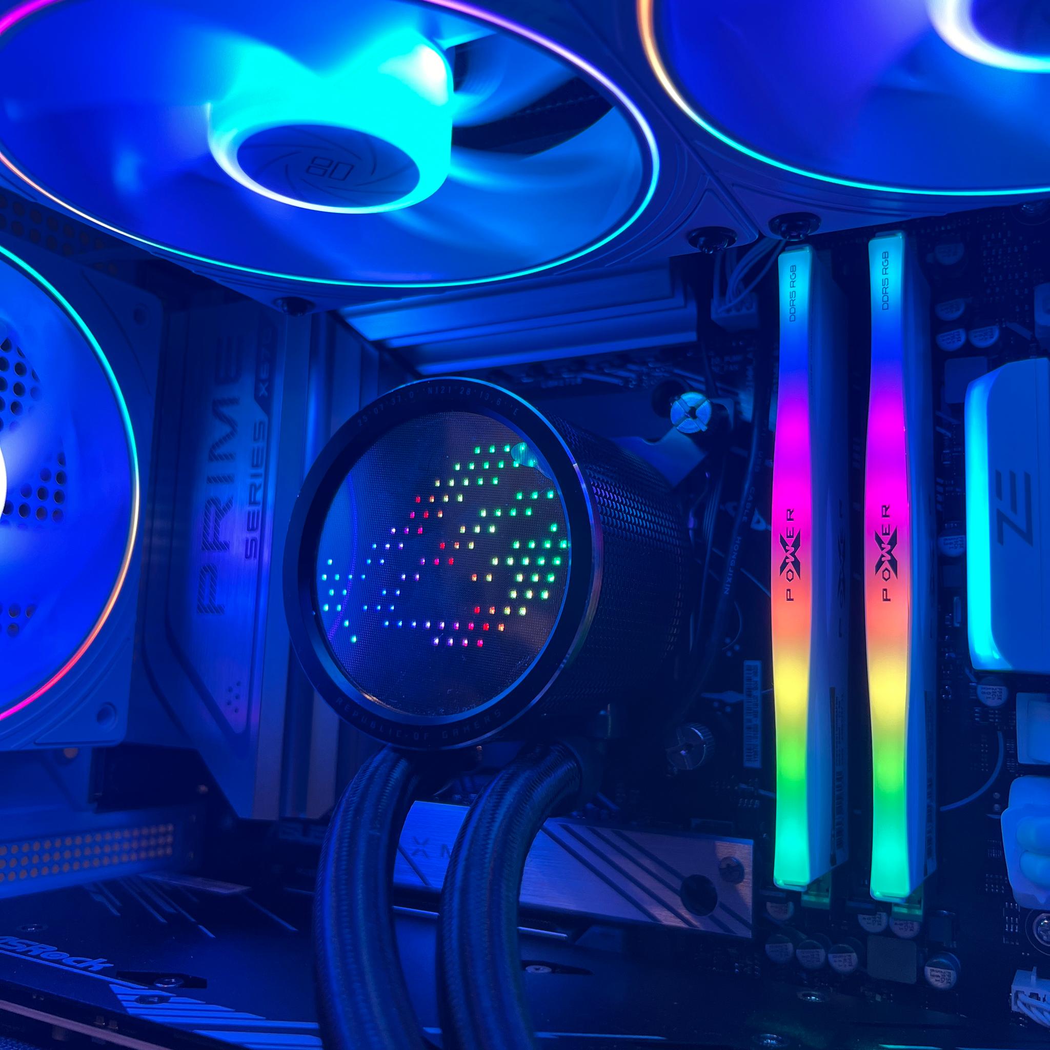 "The Oposition" Ryzen 5 7600, Rx 7800xt, 32gb, WiFi gaming pc-Team Red