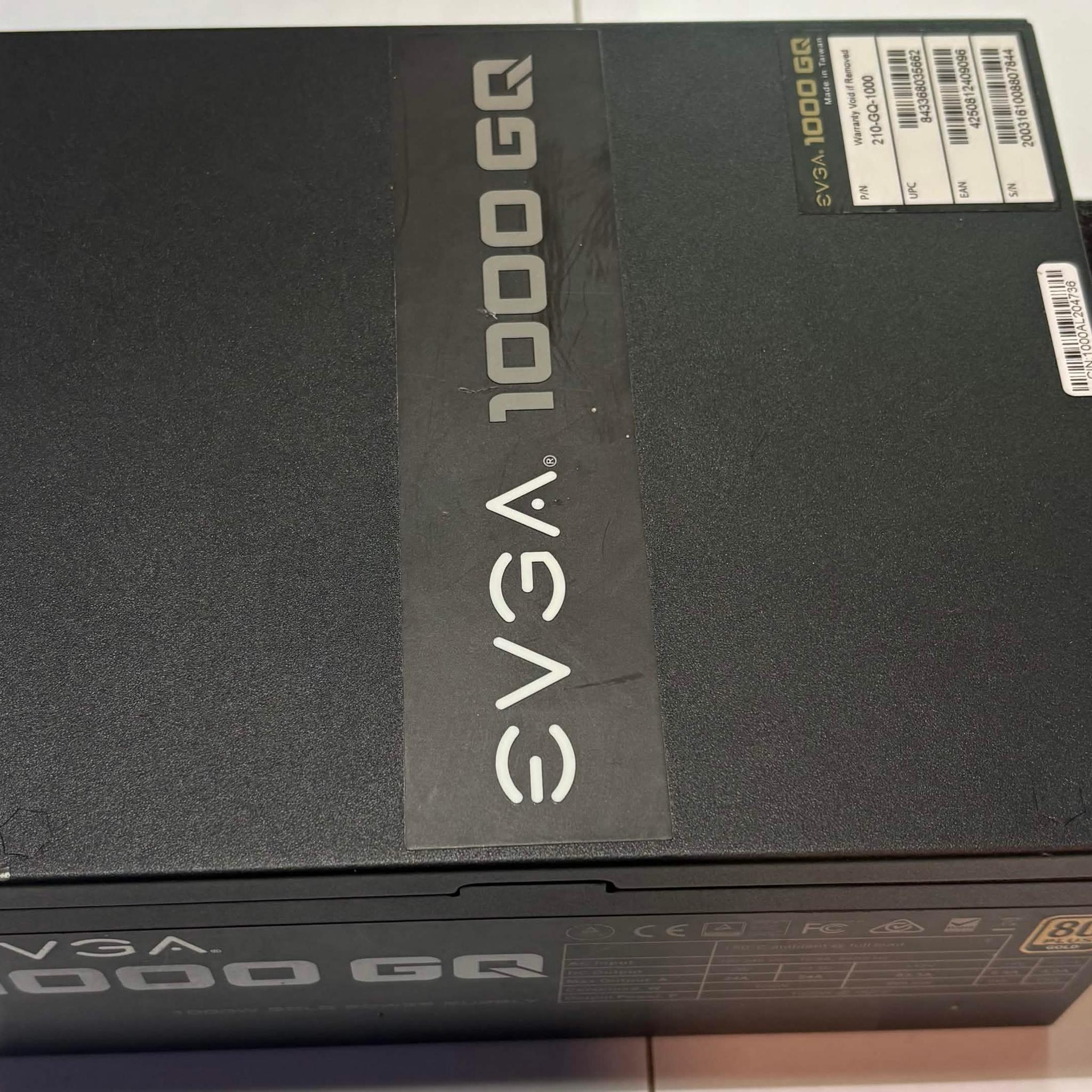 EVGA 1000 GQ | 1000W 80+ Gold Semi-Modular Power Supply