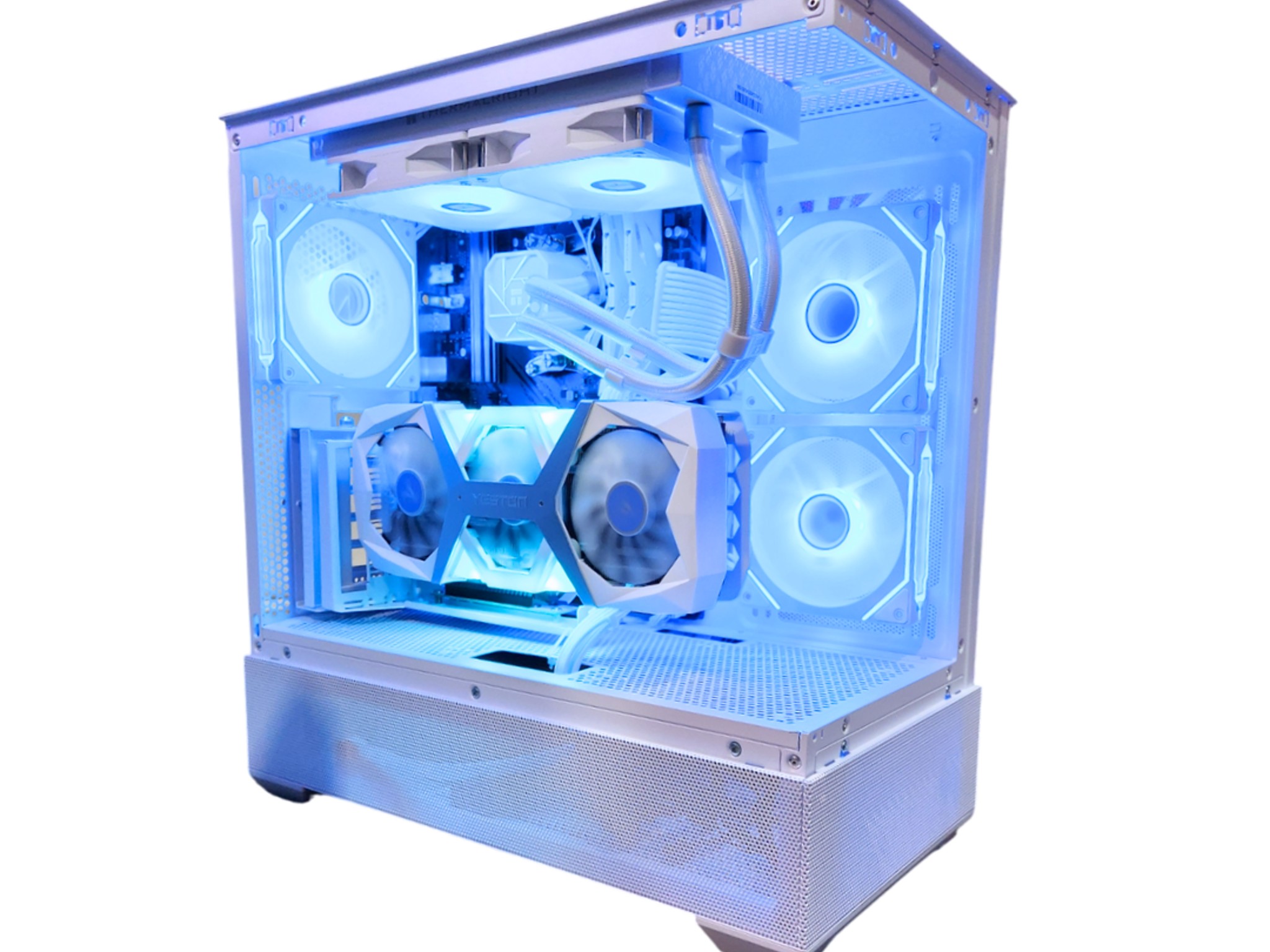 🌌 Nebula🚀: RX 6750 GRE | Ryzen 5 5600 | 32GB DDR4 RAM | 1TB SSD | 5 RGB Fans | White RGB Gaming PC