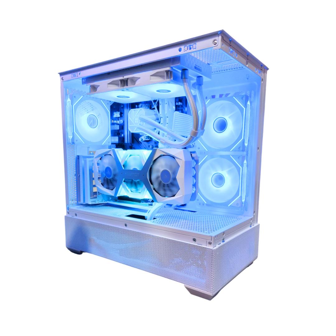 🌌 Nebula🚀: RX 6750 GRE | Ryzen 5 5600 | 32GB DDR4 RAM | 1TB SSD | 5 RGB Fans | White RGB Gaming PC