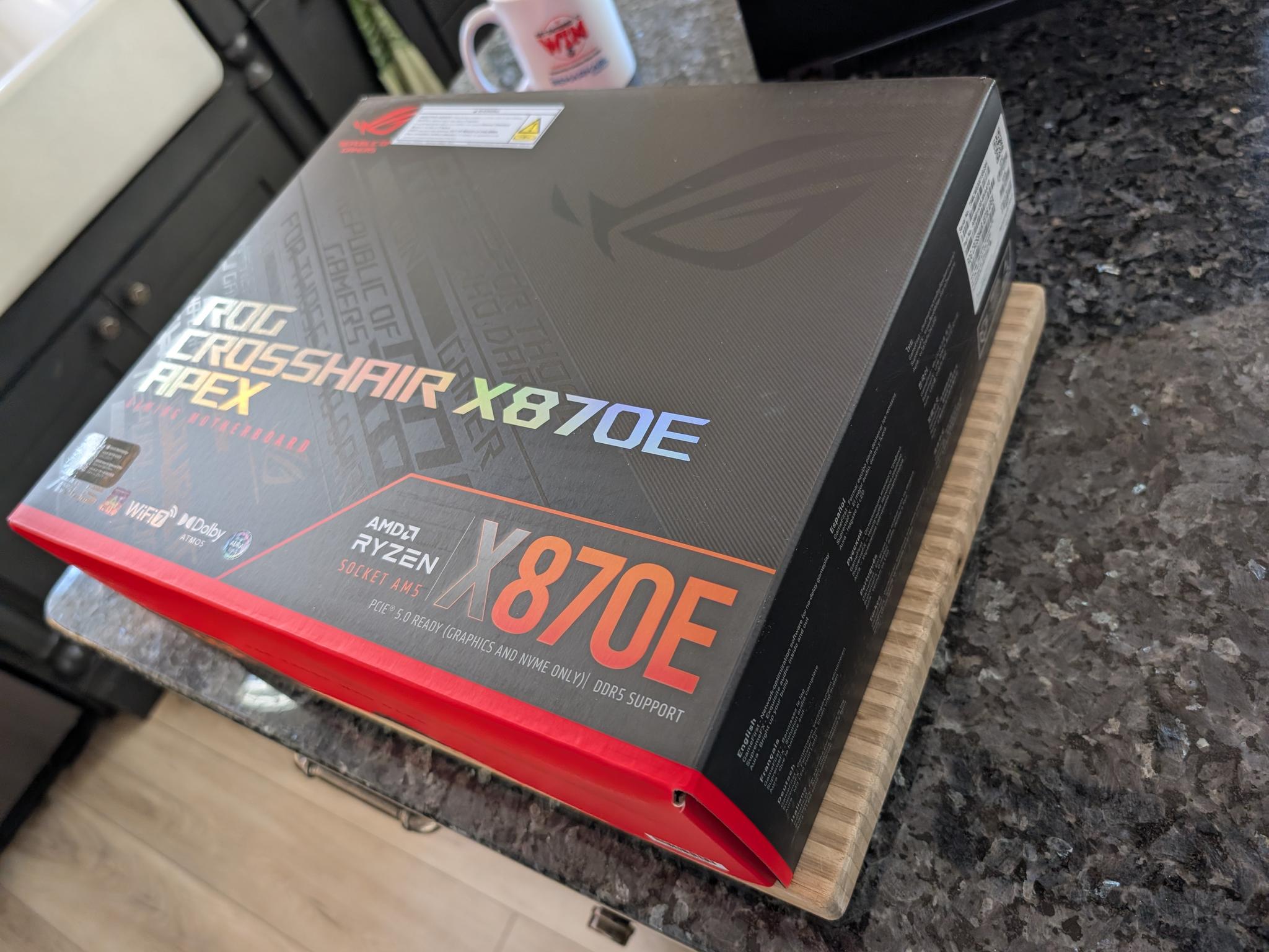 🔴 BRAND NEW 🔴 ASUS ROG Crosshair X870E APEX - Ultimate OC Motherboard AMD AM5 ATX Wi-Fi 7