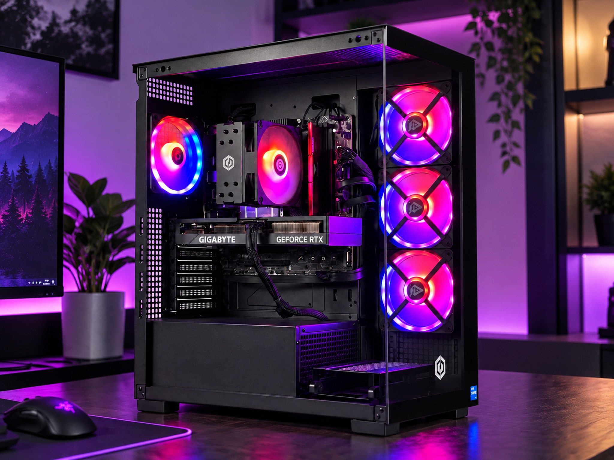 😈💜 NEXUS V2 Gaming PC | RTX 4060 Ti | i7-14700F | 16GB RAM | 2TB NVME | WiFi & BT | FREE SHIP
