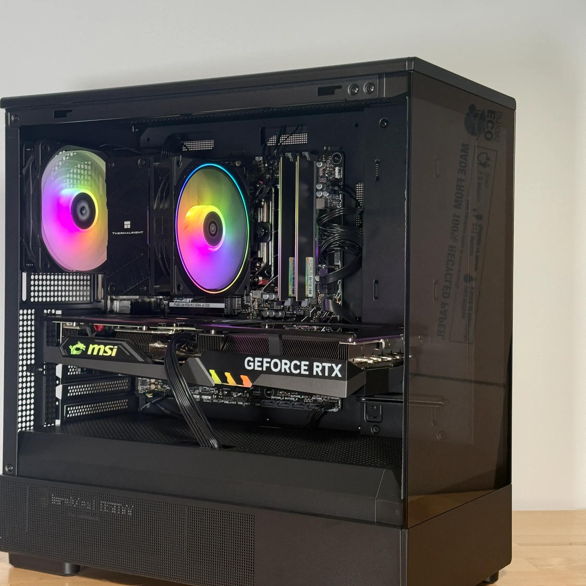 RTX 4070 Ryzen 5 7600x Gaming PC